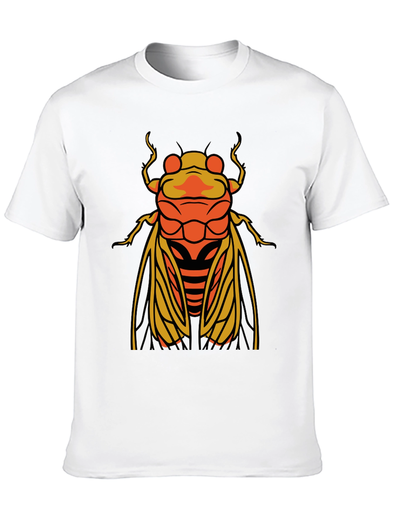 Black Cicada Graphic T-Shirt - Stylish Insect Tee view 10