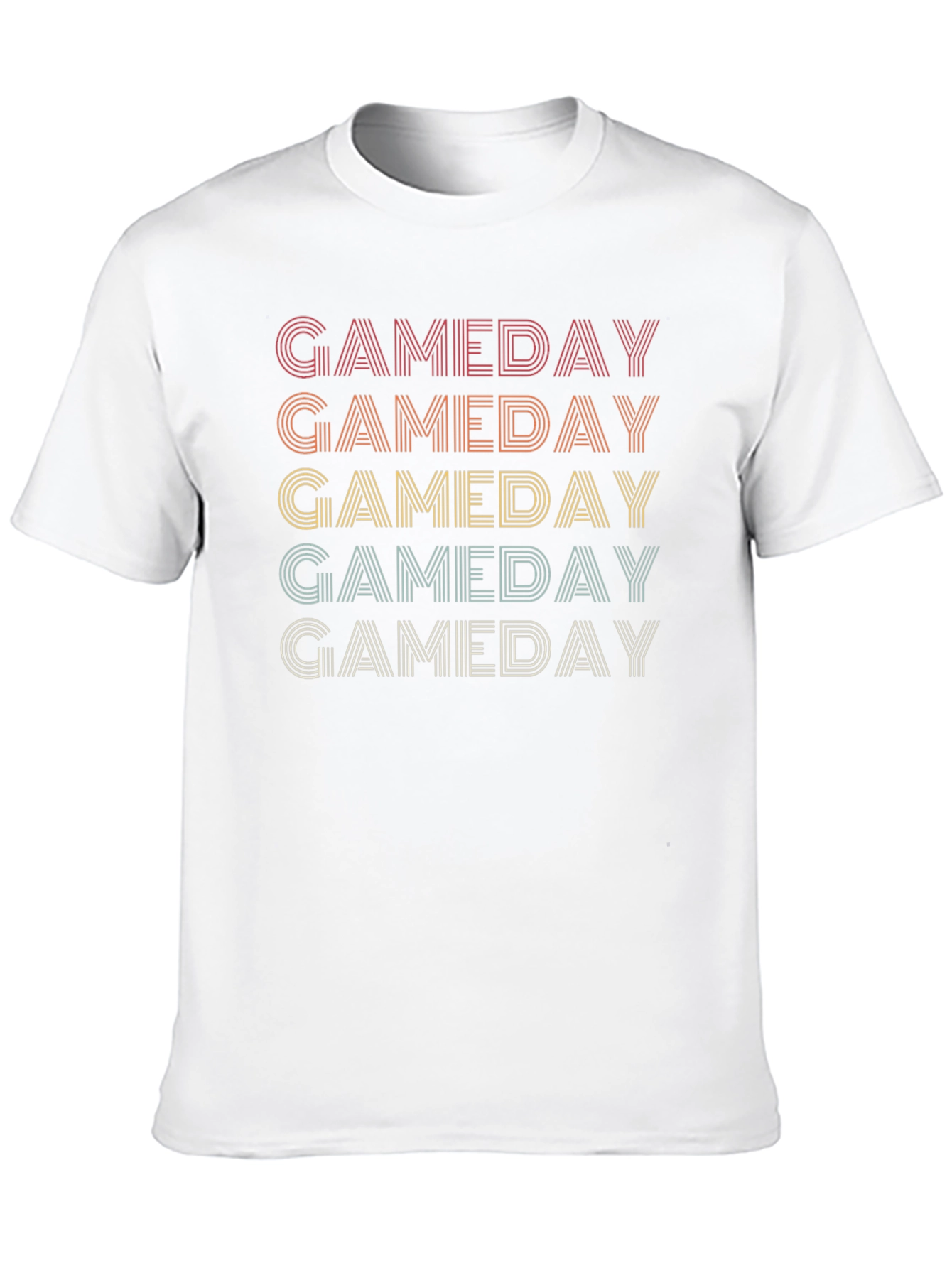 Black Retro Gameday T-Shirt - Vintage Style Football Tee view 10