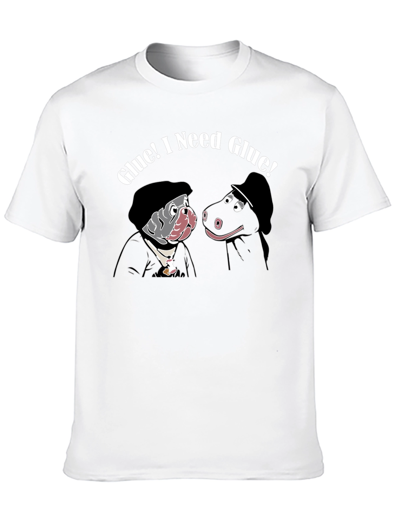 Black Glue! I Need Glue! Black T-Shirt view 10