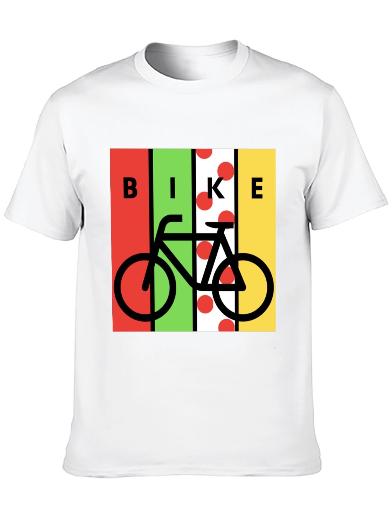 Black Bike Graphic Tee - Black Cotton Blend view 10