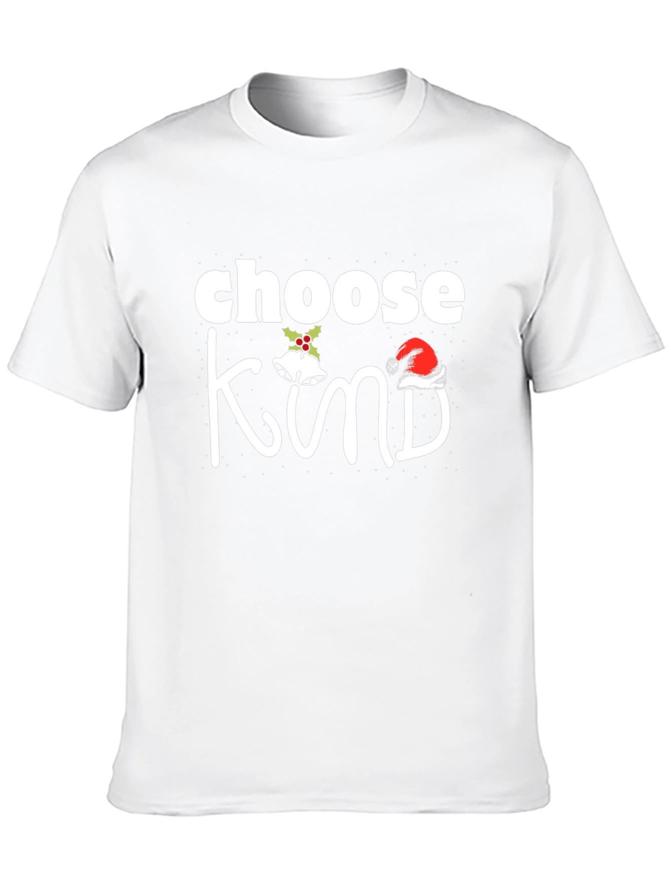 Black Choose Kind Christmas T-Shirt view 10