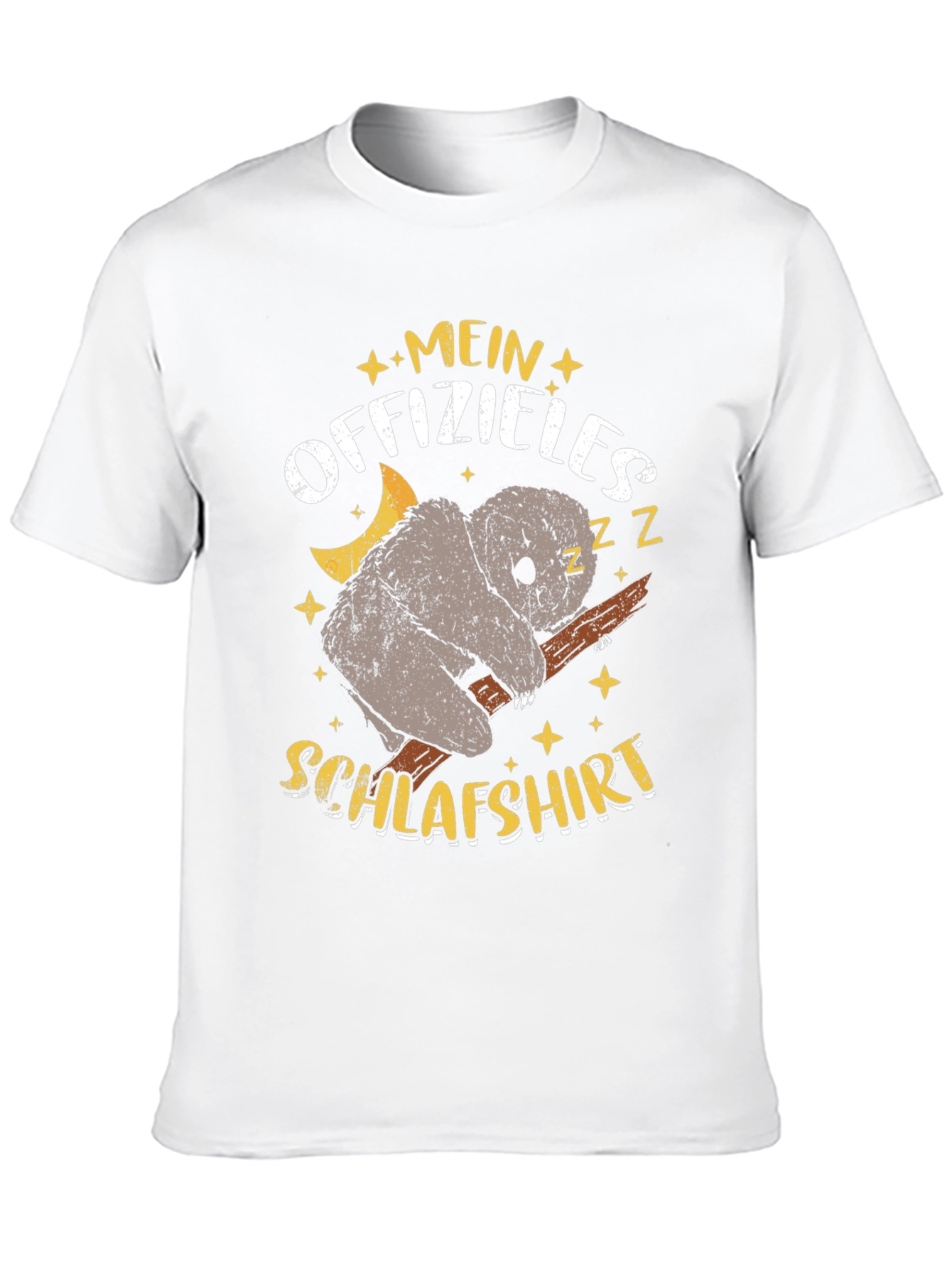 Black Funny German Koala Sleep T-Shirt view 10