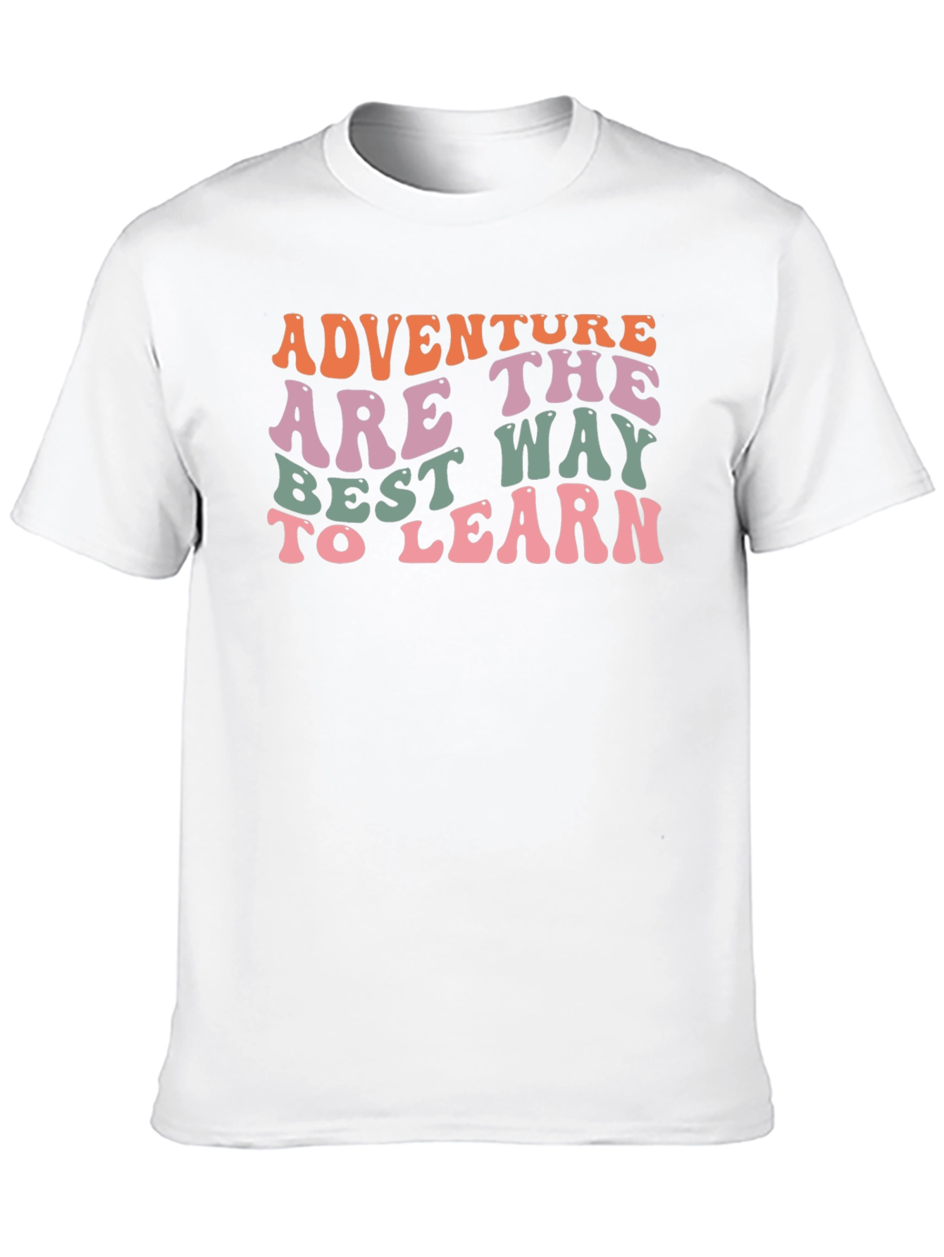 Black Adventure Is the Best Way to Learn Graphic Tee view 10
