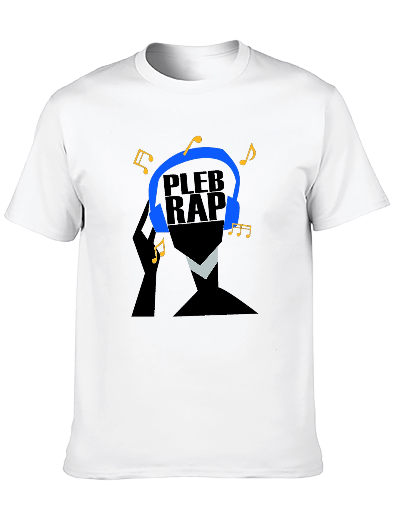 Black Pleb Rap Graphic T-Shirt - Trendy Music Lover Tee view 10