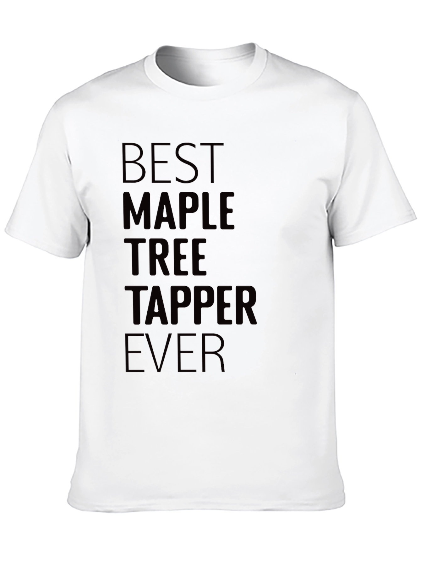 Black Best Maple Tree Tapper Ever Graphic T-Shirt view 10