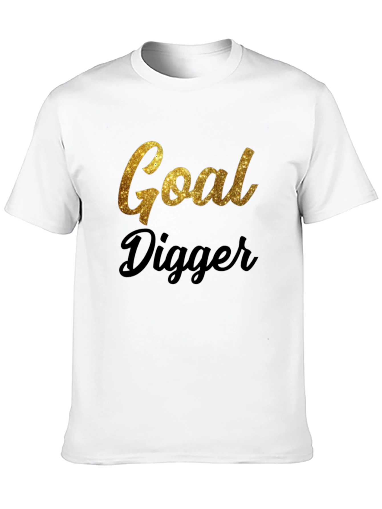 Black Goal Digger Black T-Shirt view 10