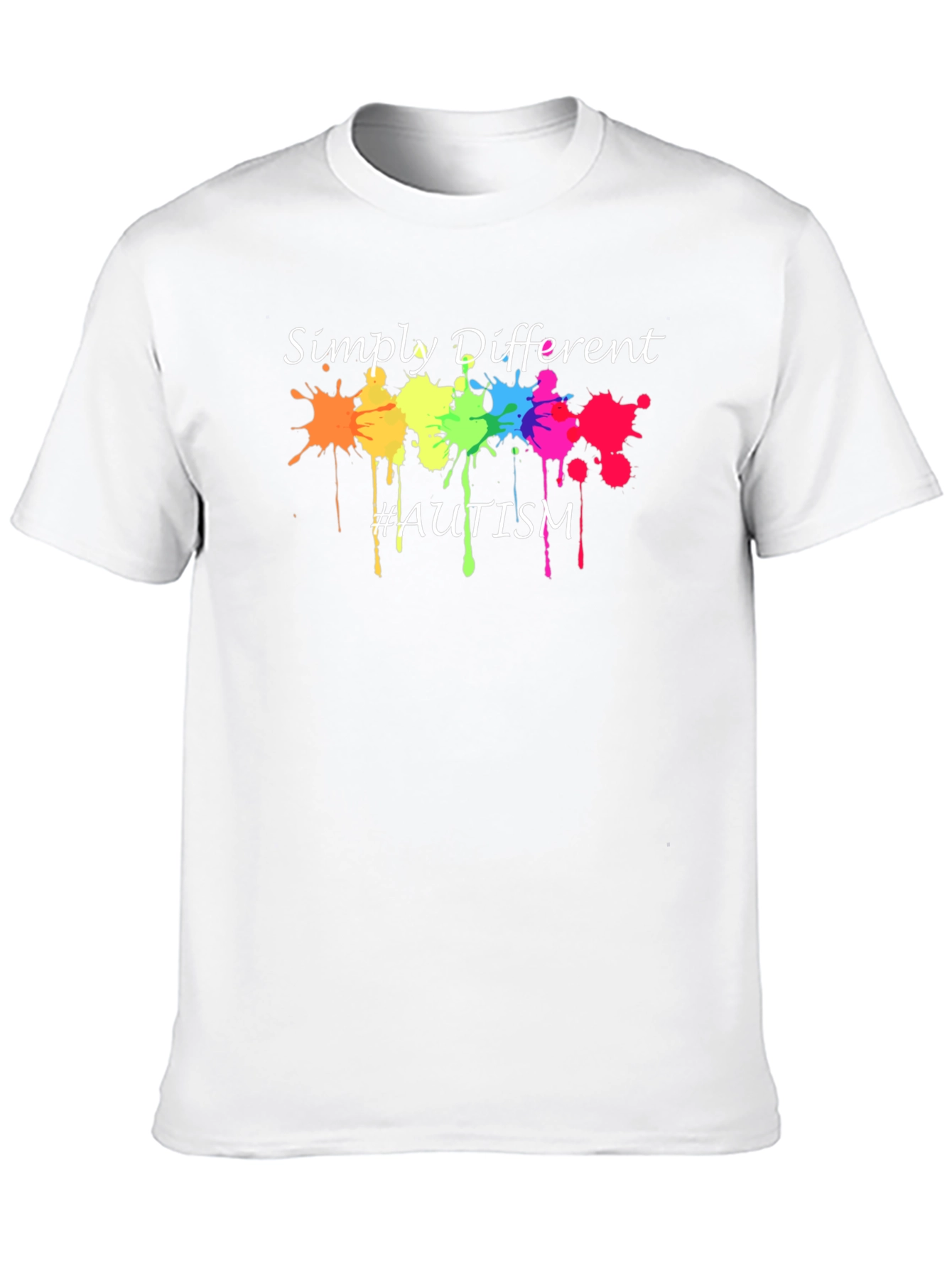 Black Simply Different Autism Awareness T-Shirt view 10