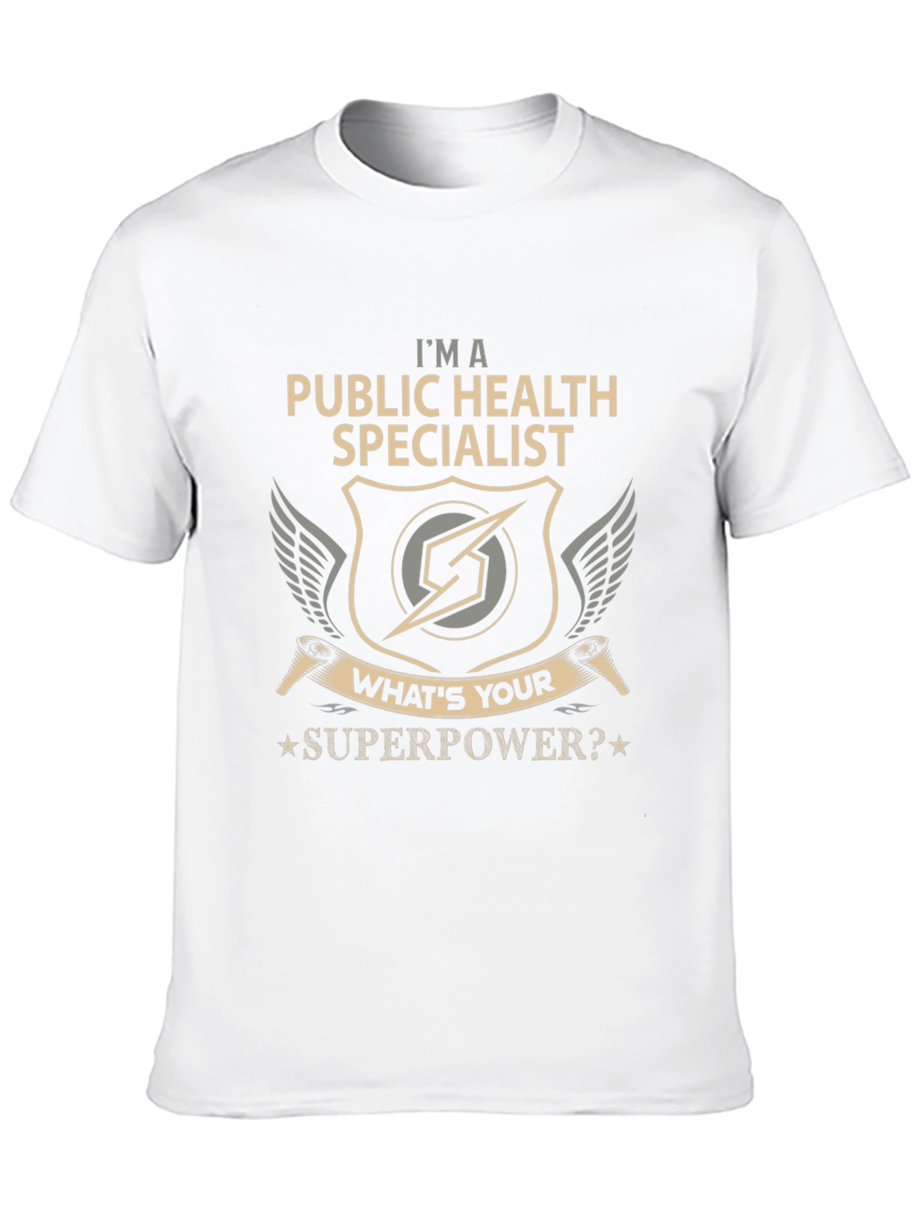 Black Public Health Specialist T-Shirt - What's Your Superpower? view 10