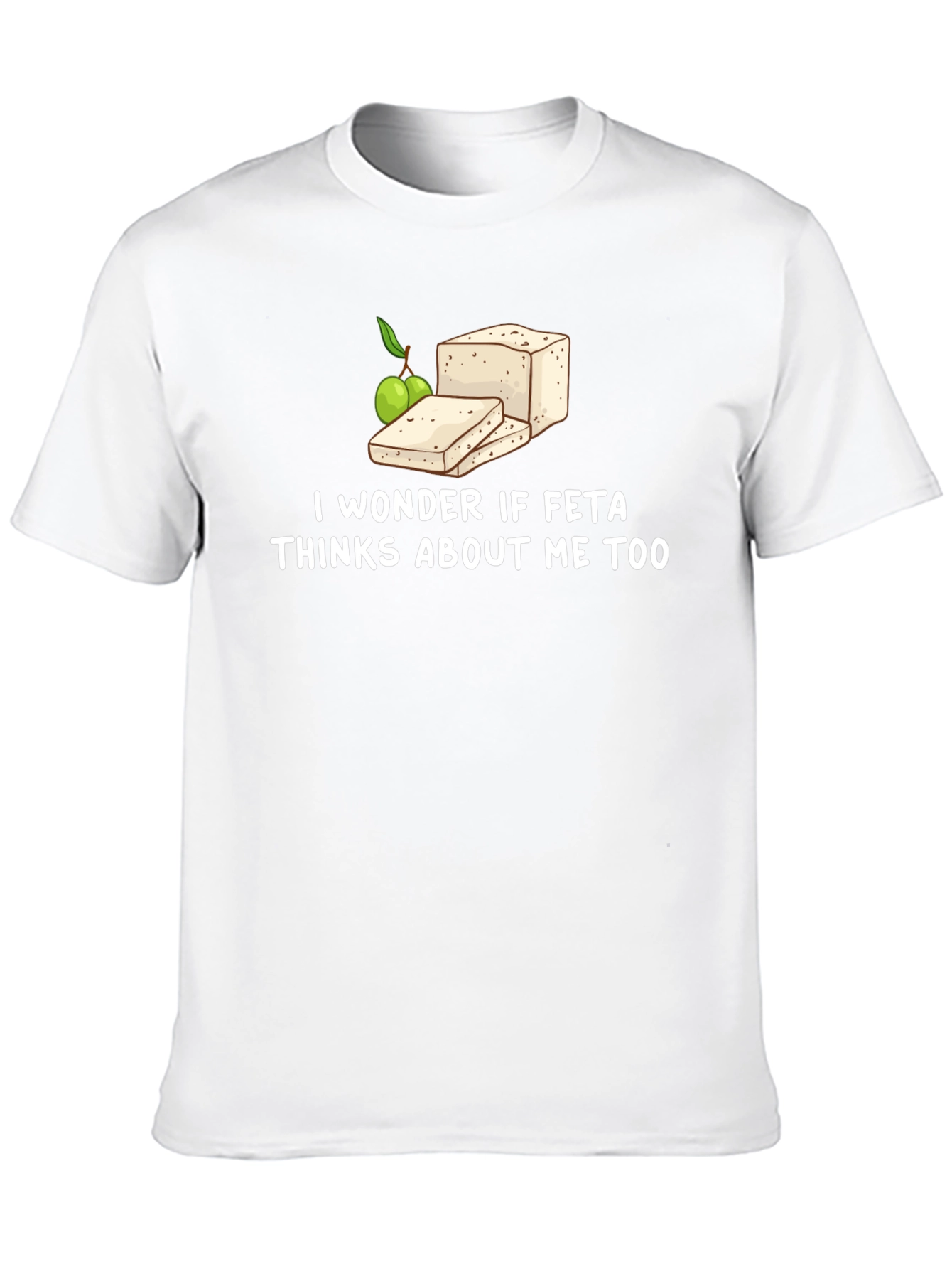 Black Feta Lover's T-Shirt: Funny Graphic Tee view 10