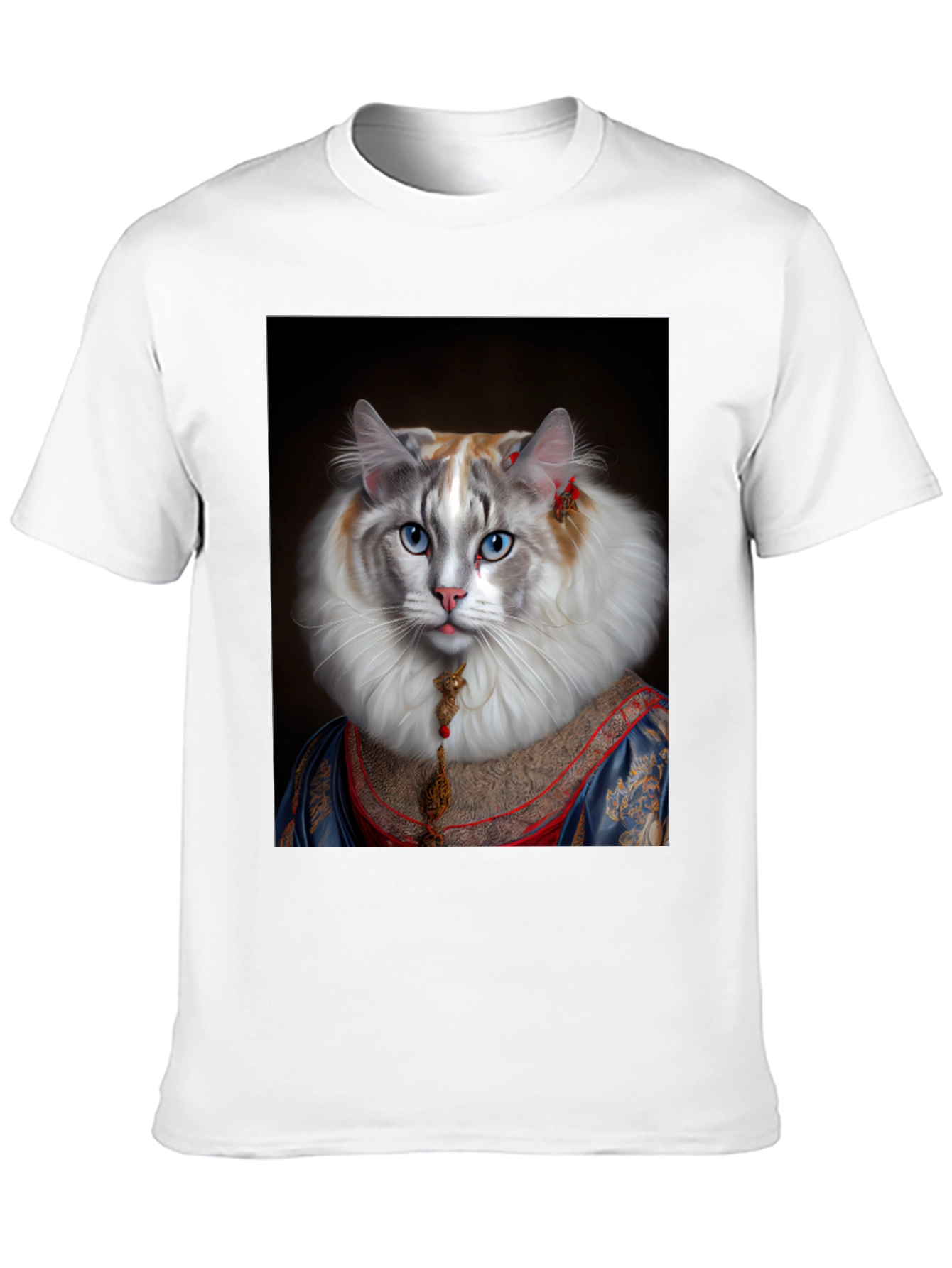 Black Cat Royalty Graphic T-Shirt - Unique Design view 10