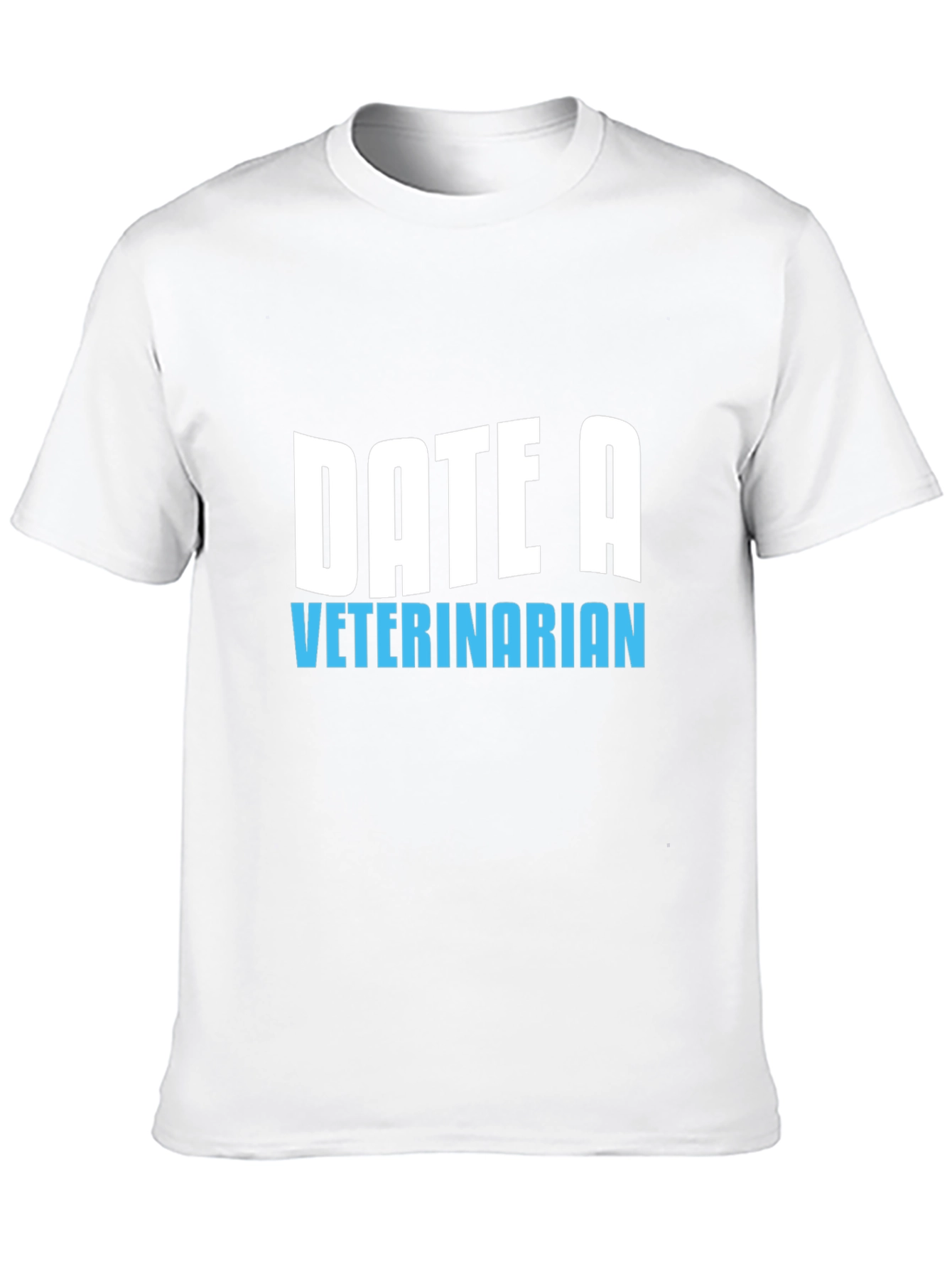 Black Date A Veterinarian Graphic Tee view 10