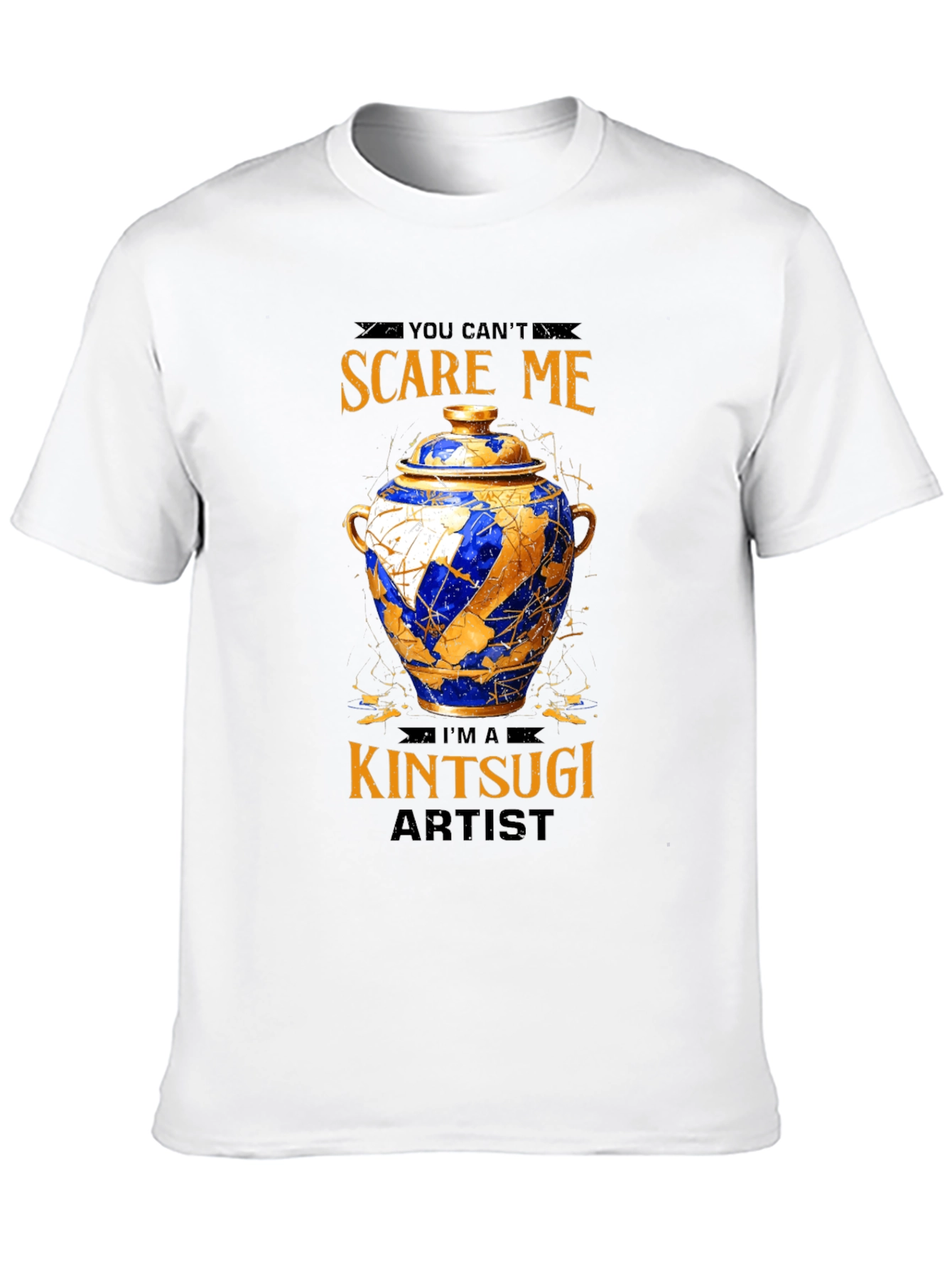 Black Kintsugi Artist Graphic T-Shirt view 10