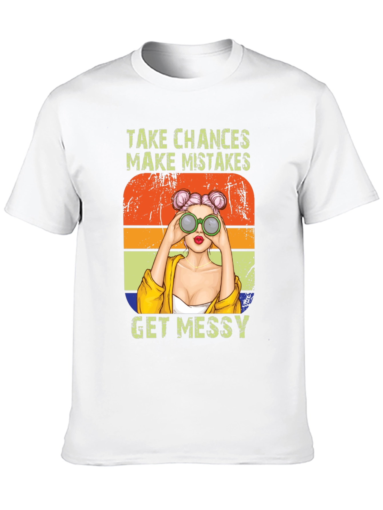 Black Take Chances Graphic T-Shirt view 10