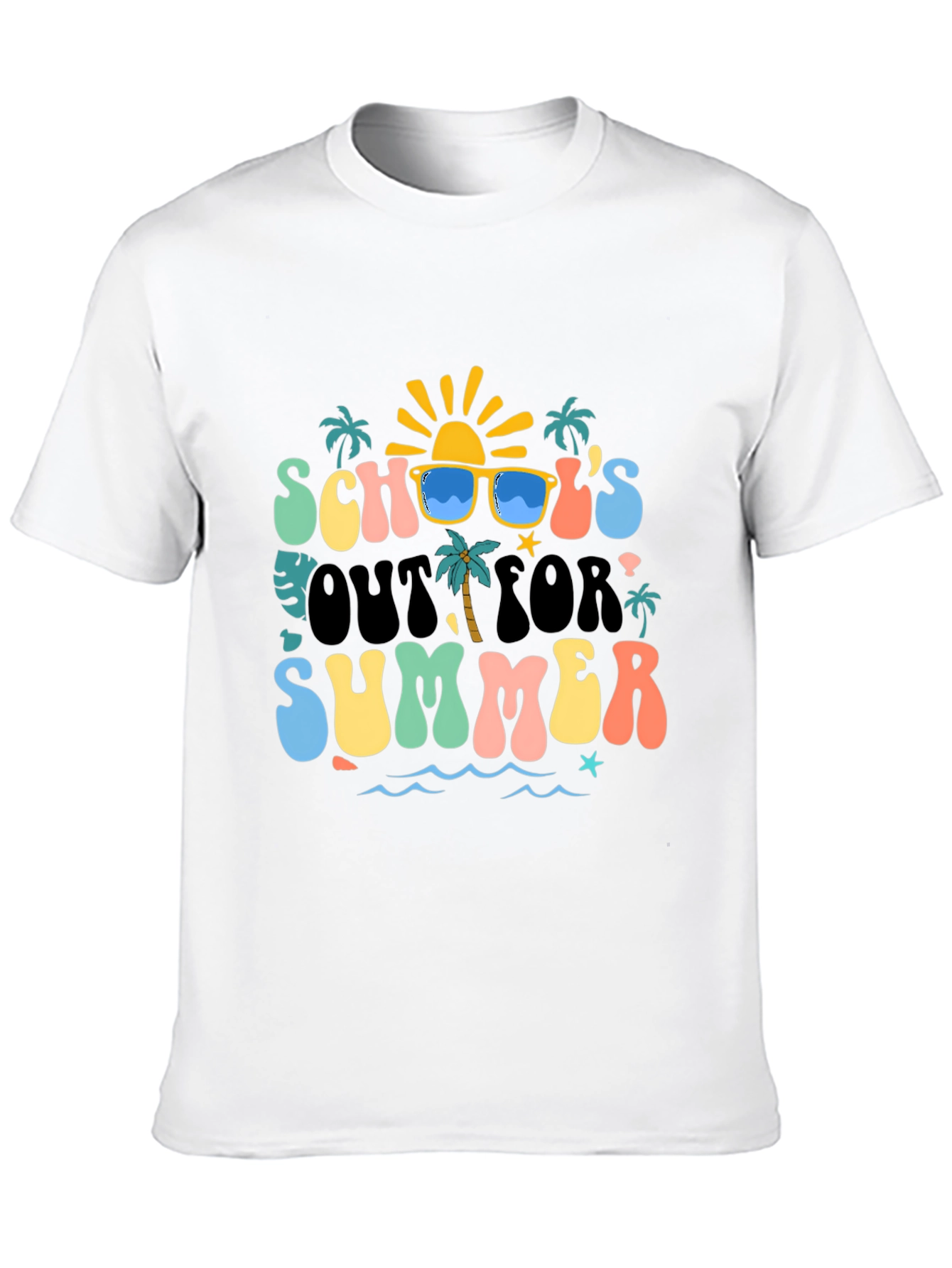Black School's Out for Summer T-Shirt view 10
