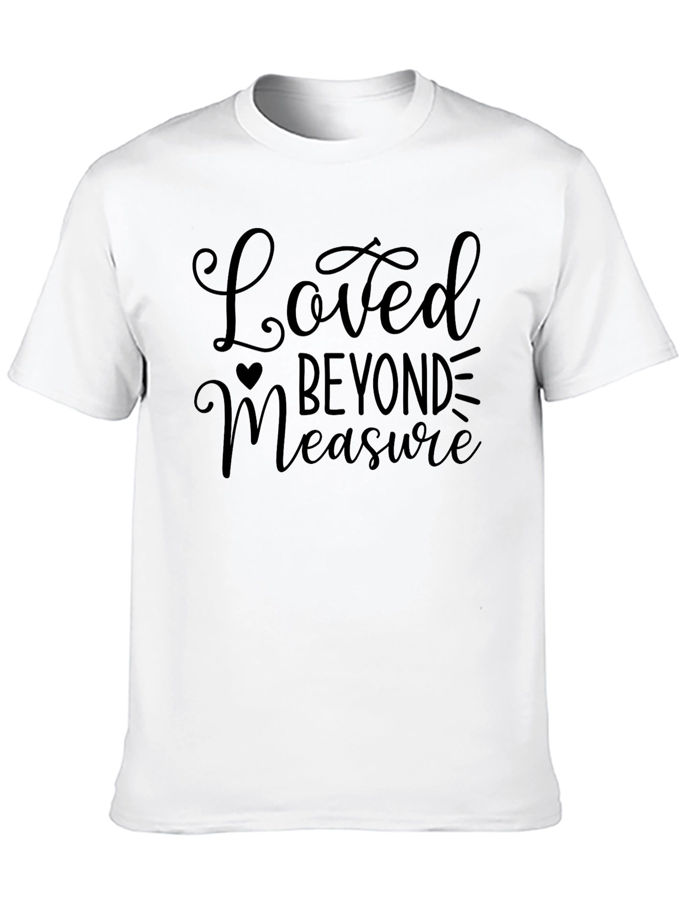 Black Loved Beyond Measure Graphic Tee - Black view 10