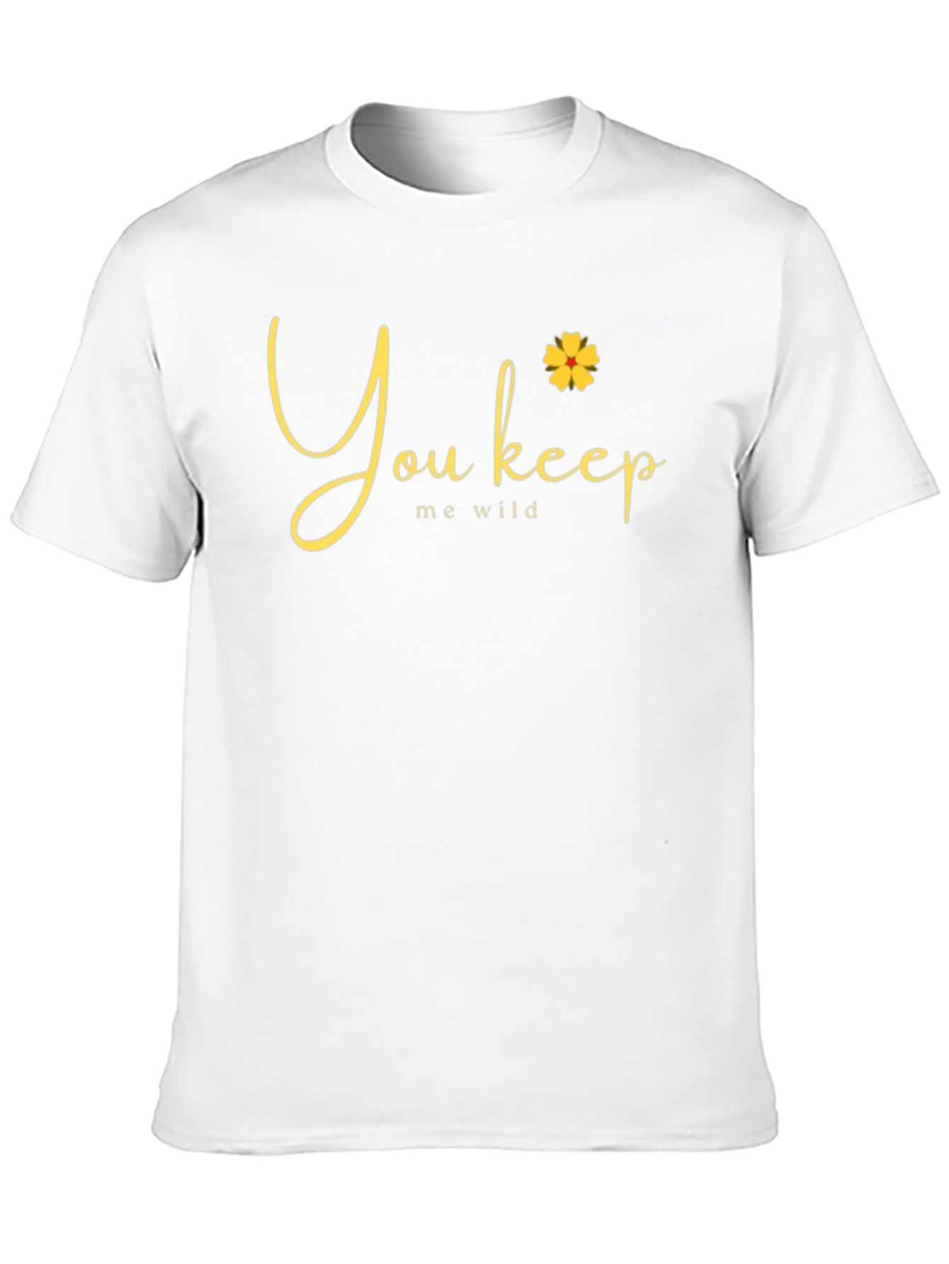 Black You Keep Me Wild Graphic Tee view 10