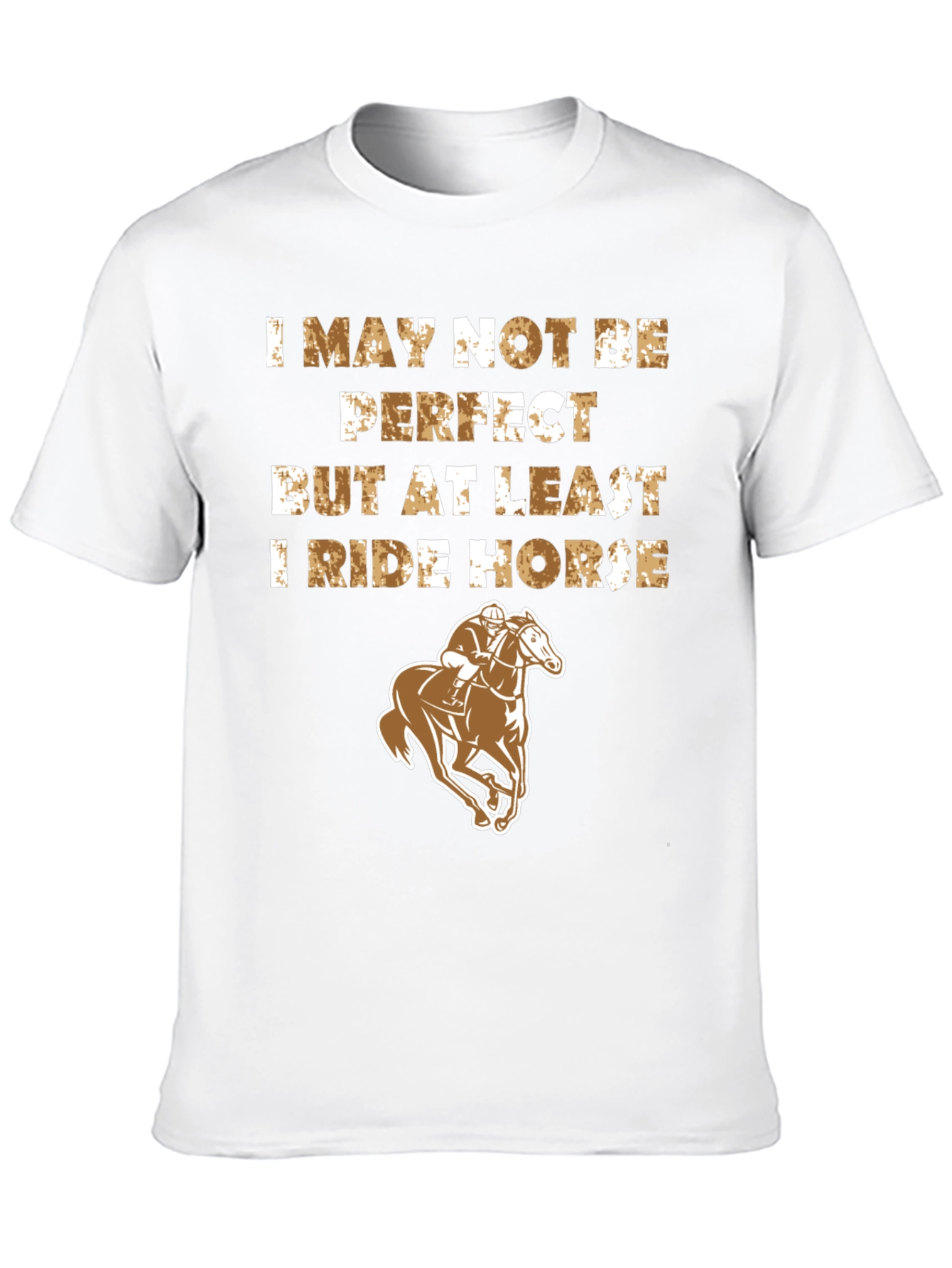 Black I Ride Horse Graphic Print Tee view 10