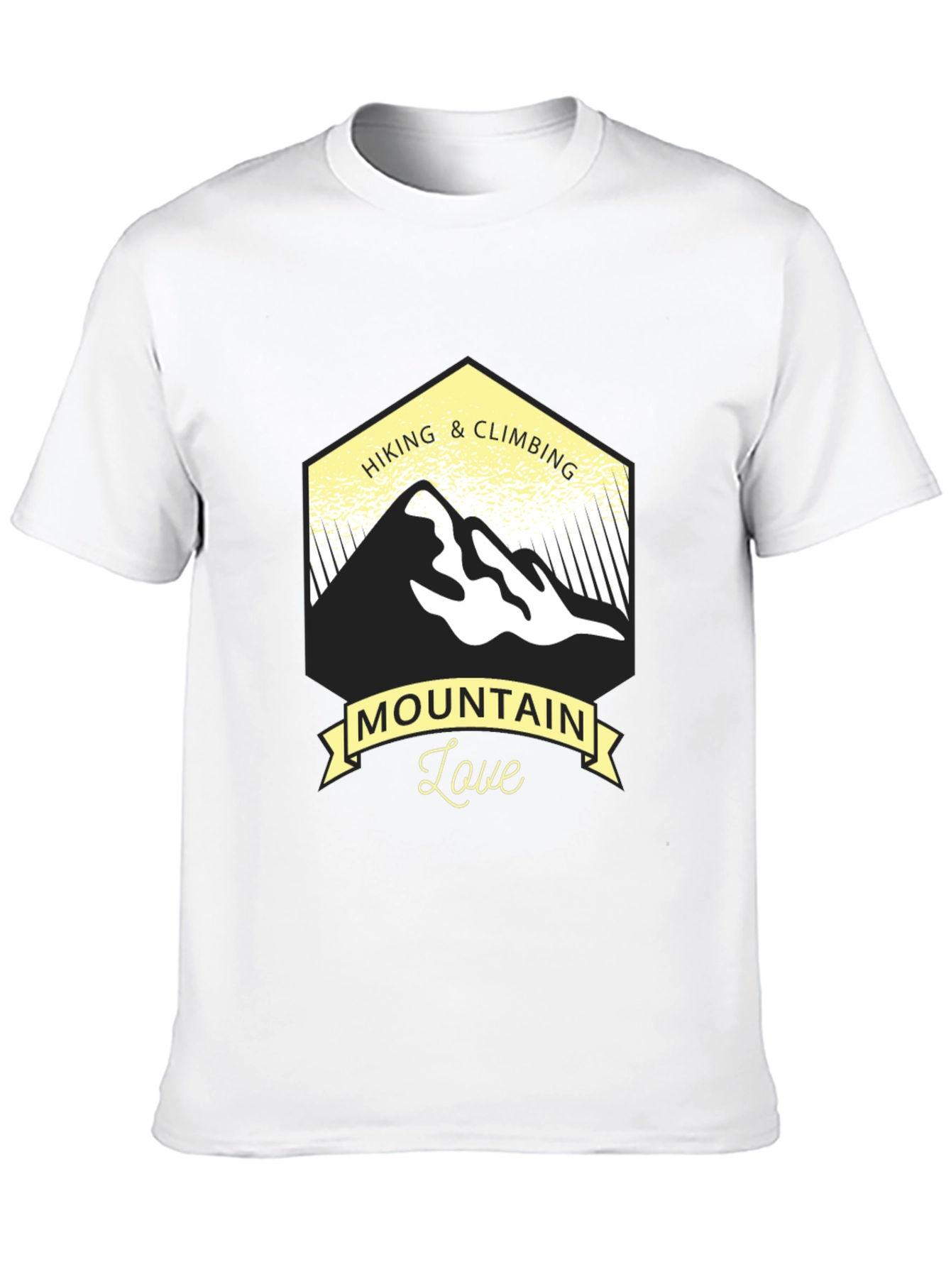 Black Mountain Love Hiking & Climbing Graphic Tee view 10