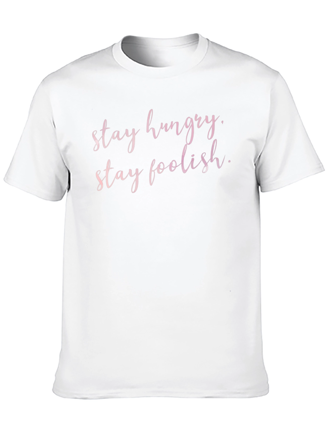 Black Stay Hungry Stay Foolish Graphic Tee - Black T-Shirt view 10