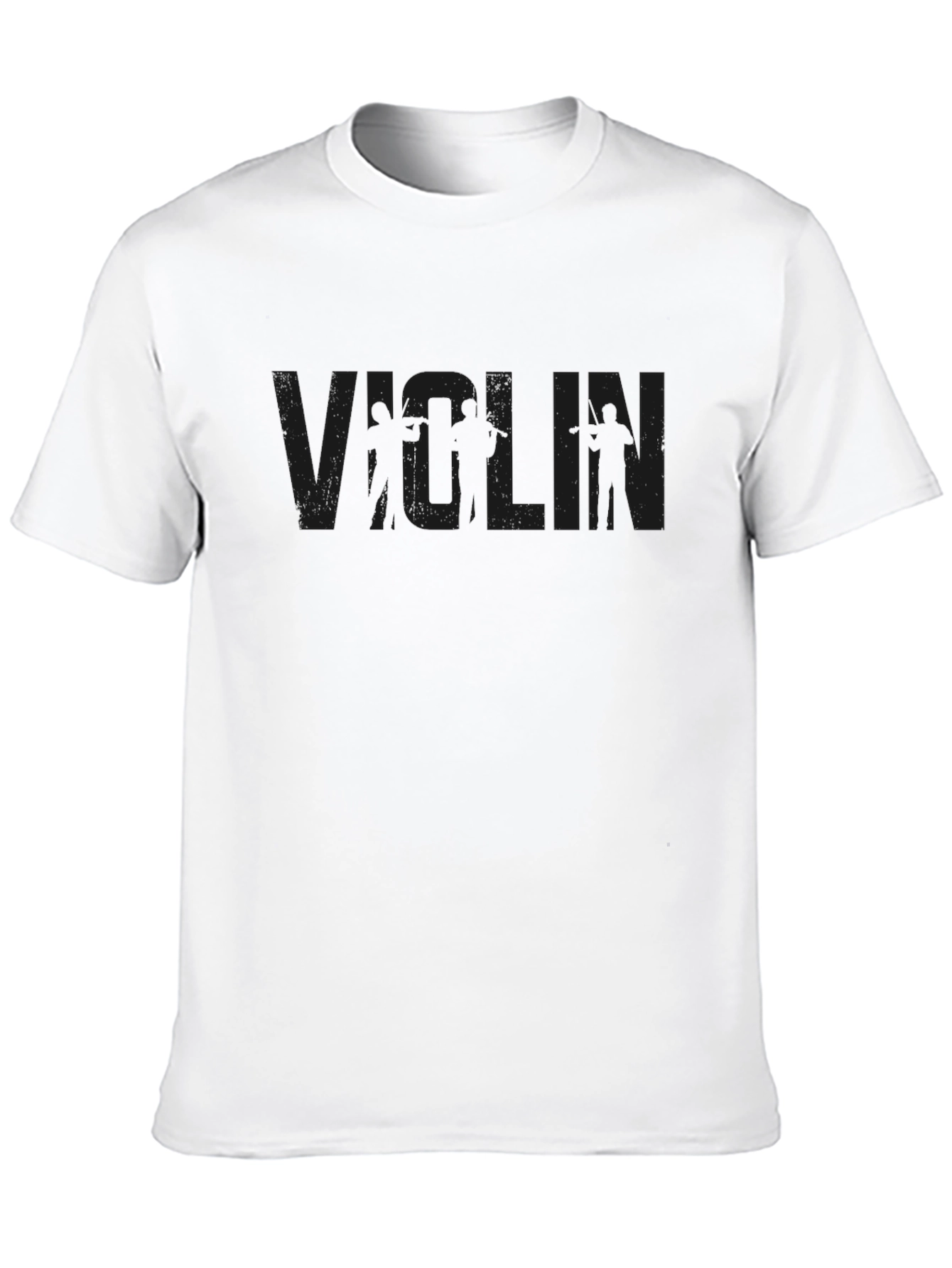 Black Black Violin T-Shirt - Musical Instrument Graphic Tee view 10