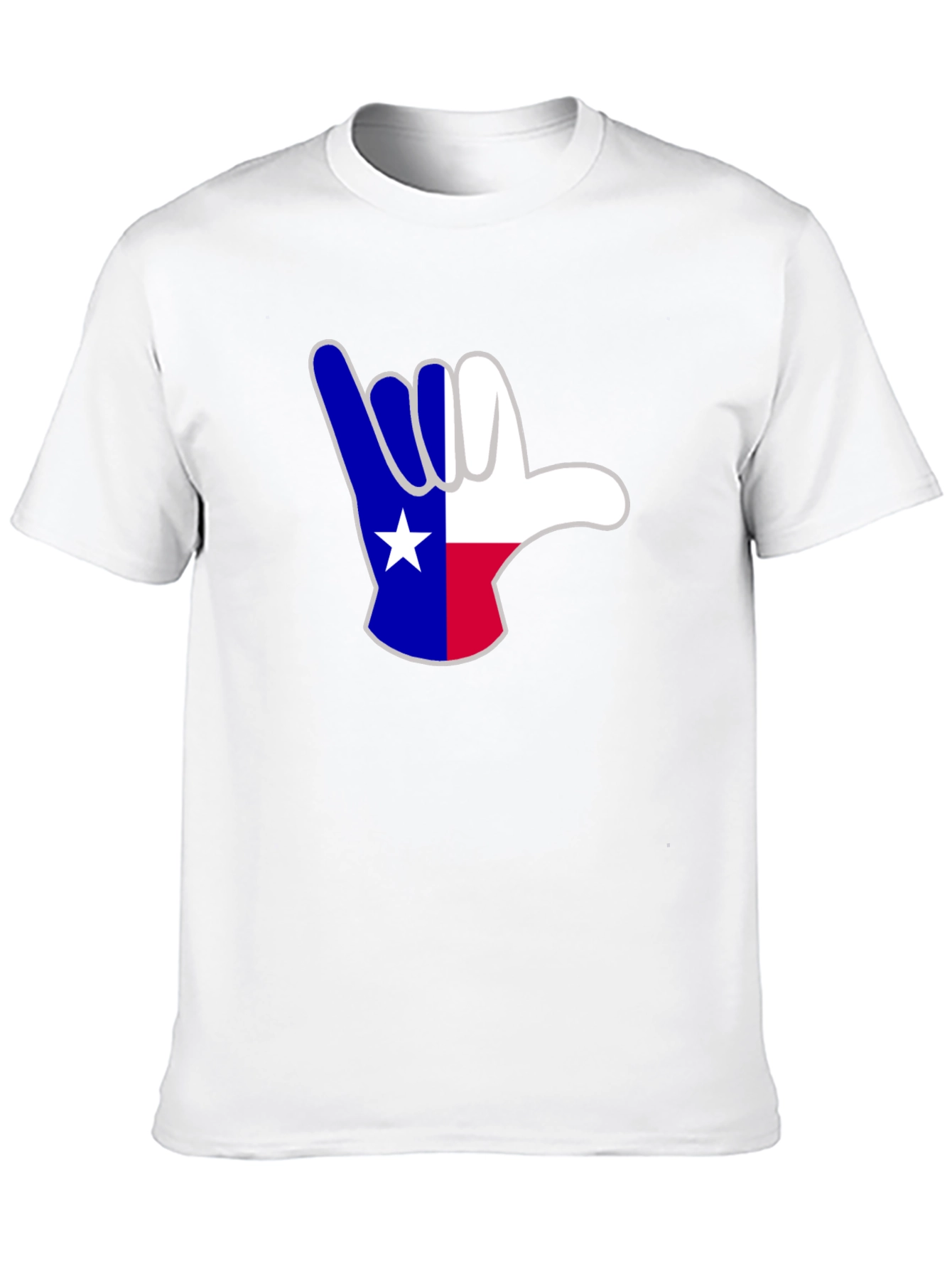 Black Texas Shaka Hand Sign T-Shirt view 10