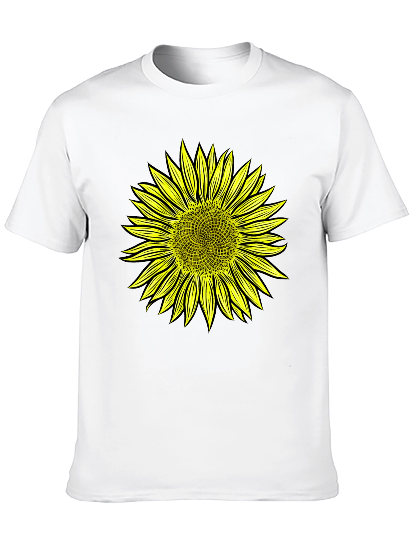 Black Sunflower Graphic Black T-Shirt view 10