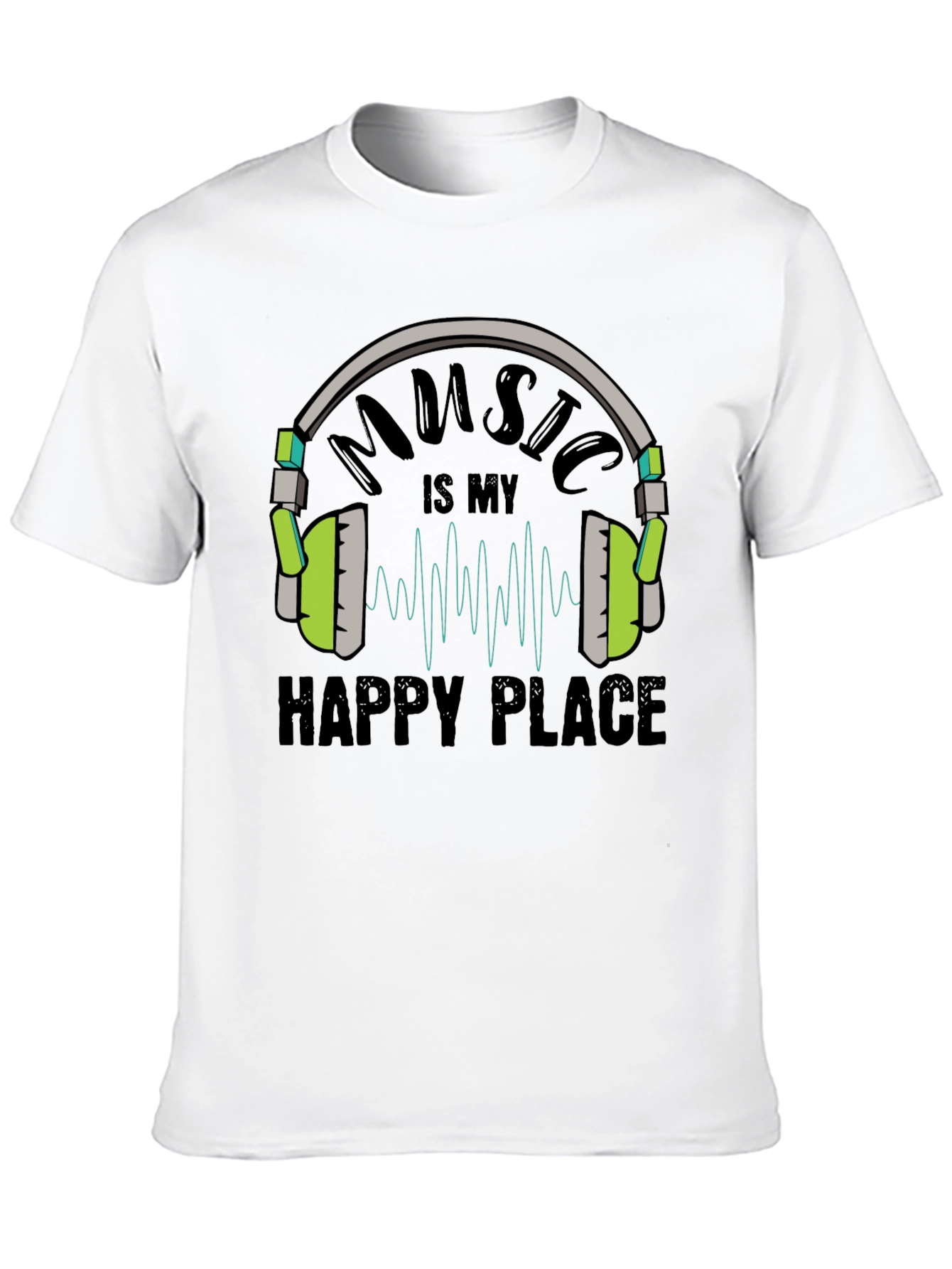 Black Music is My Happy Place T-Shirt view 10