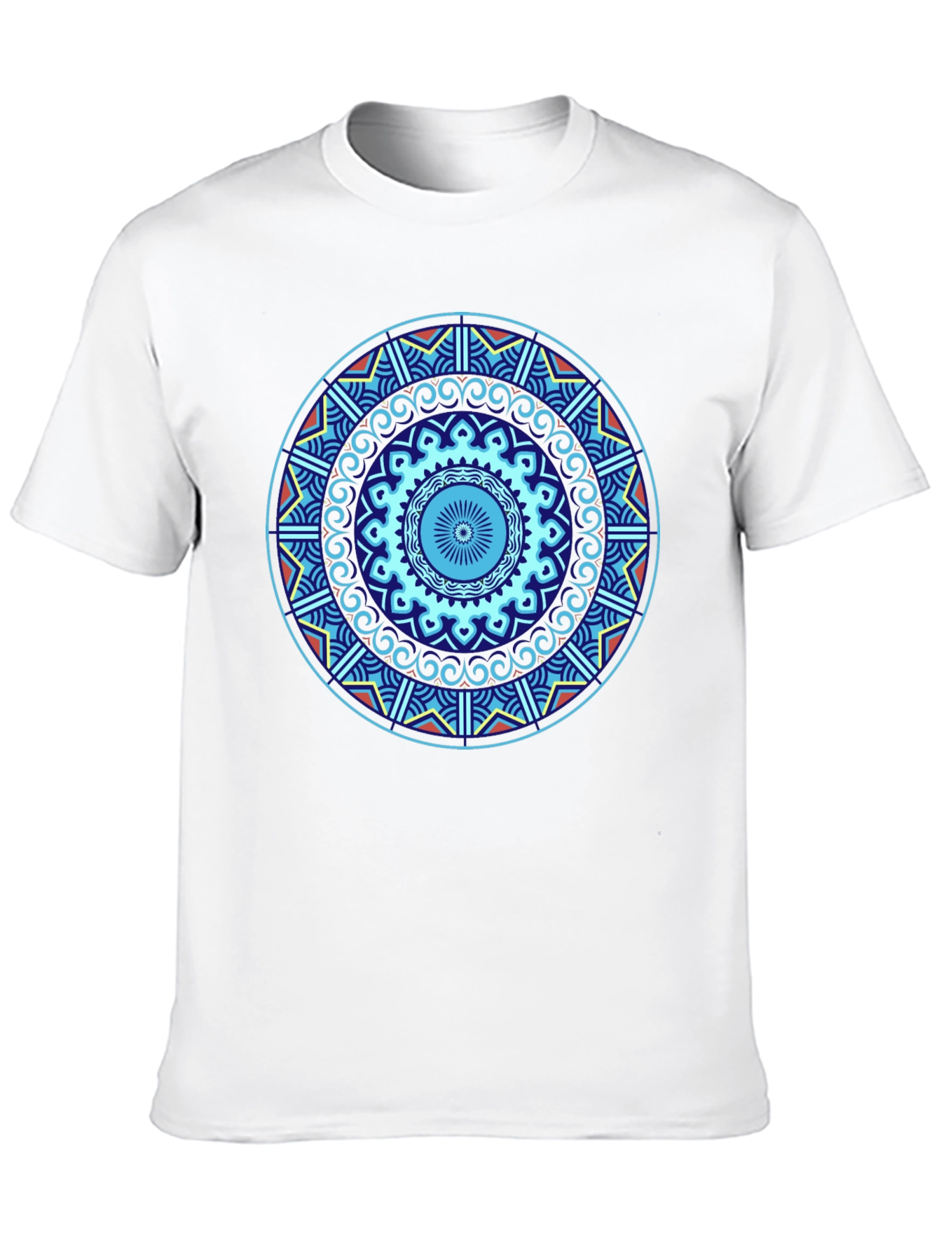 Black Mandala Graphic Tee - Unique Geometric Design view 10