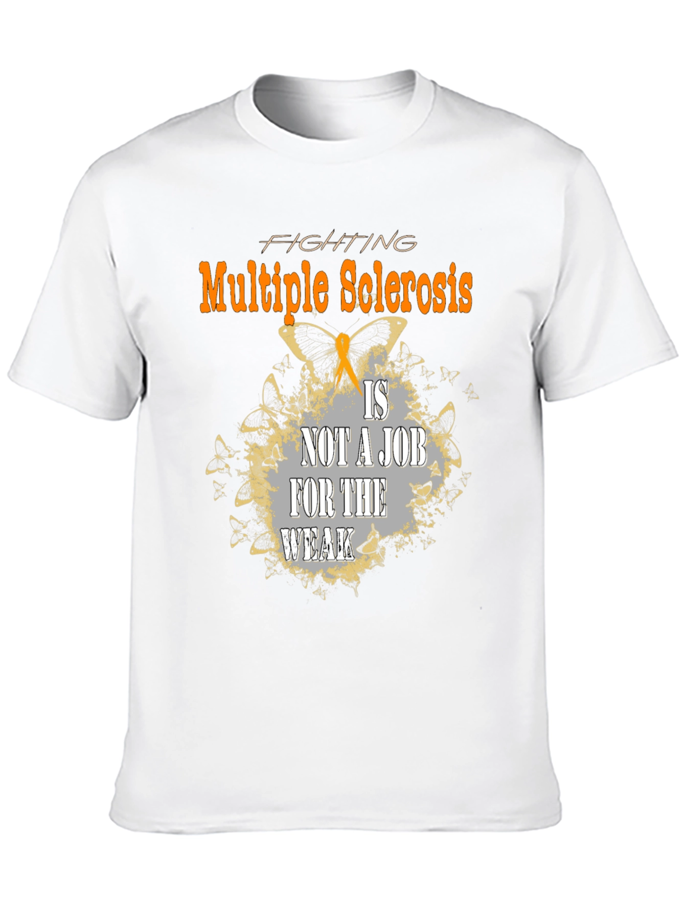 Black Multiple Sclerosis Awareness T-Shirt view 10