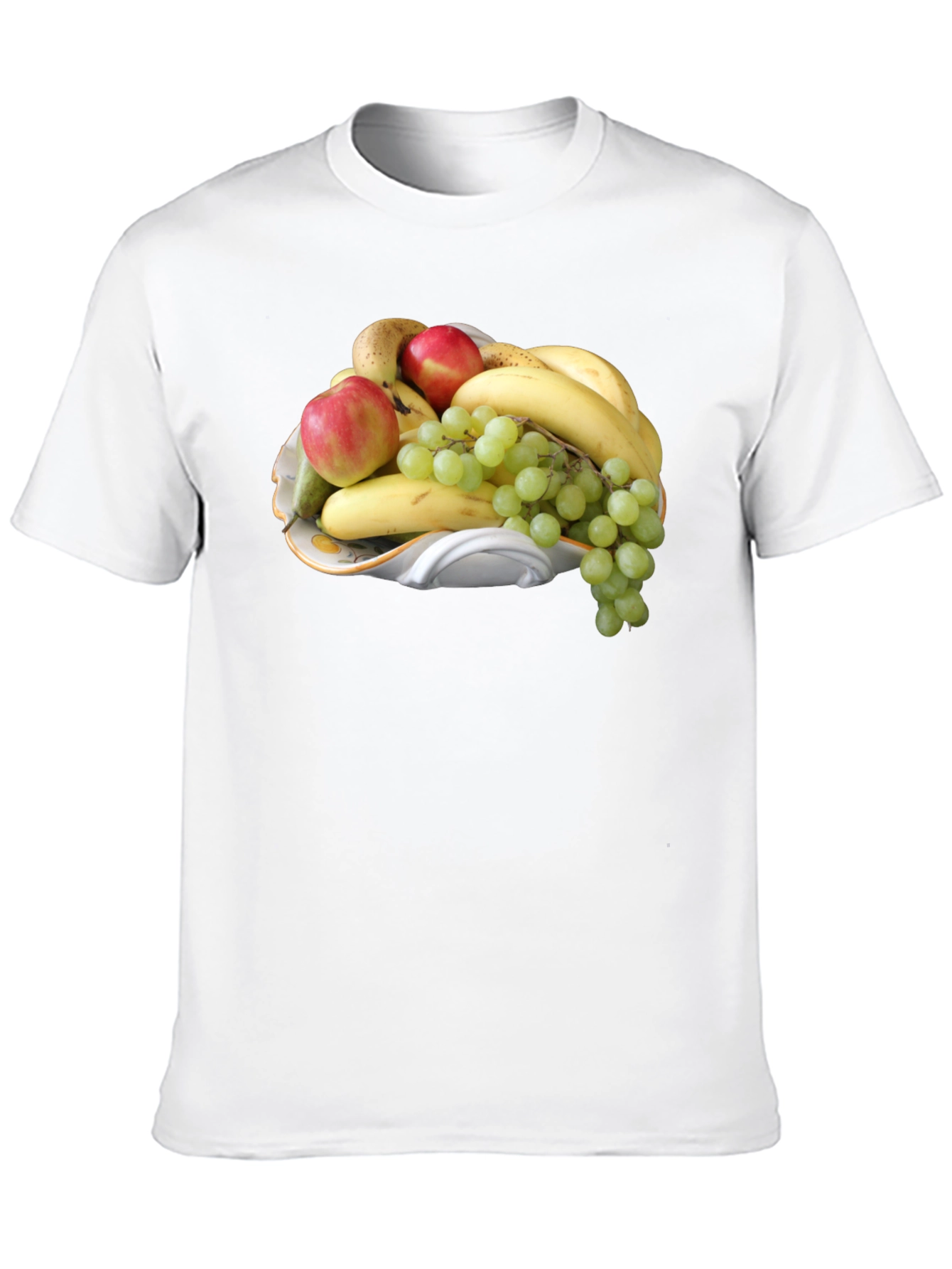Black Fruit Bowl Graphic T-Shirt - Casual Wear view 10