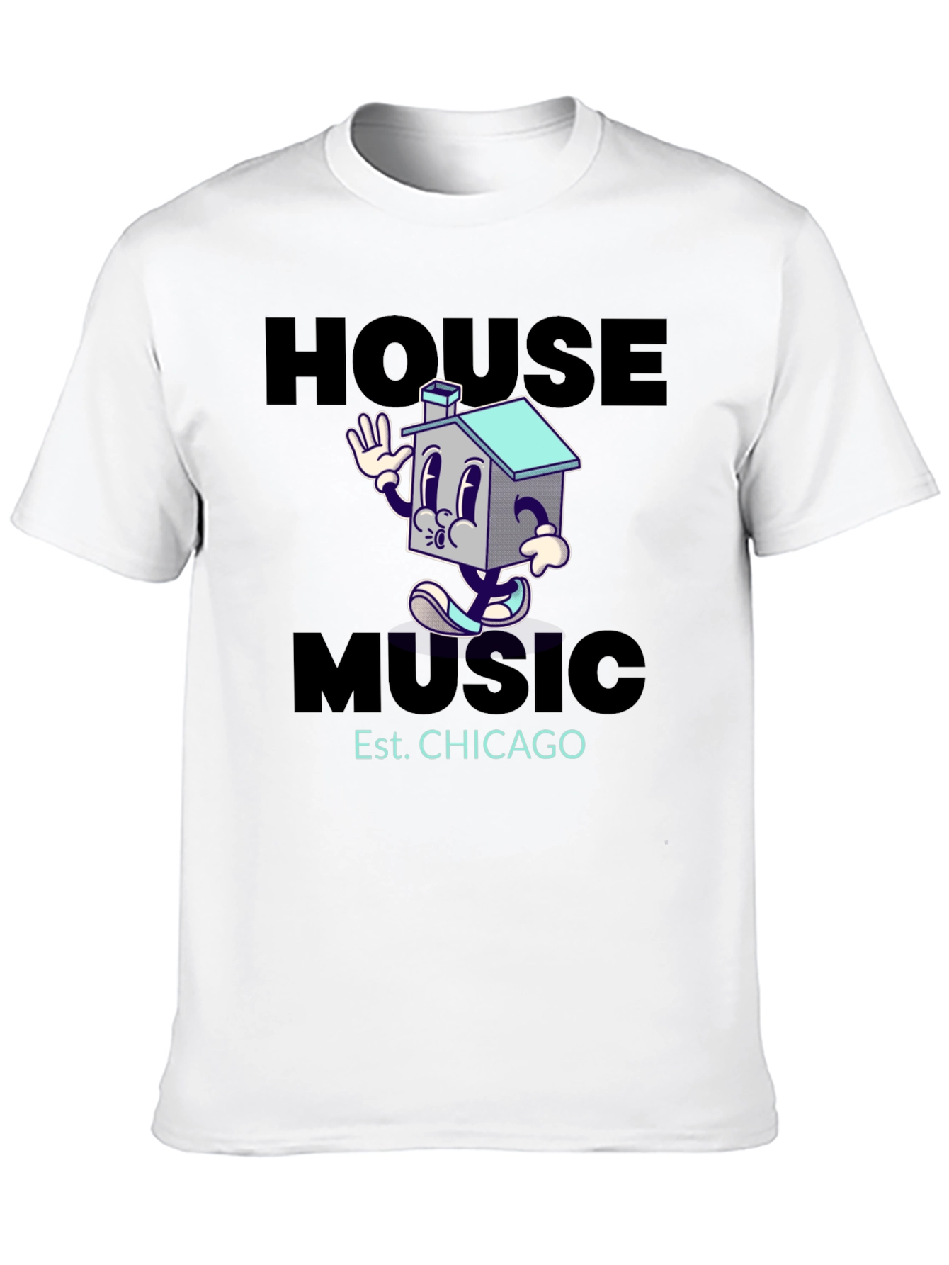 Black House Music Chicago Graphic T-Shirt view 10