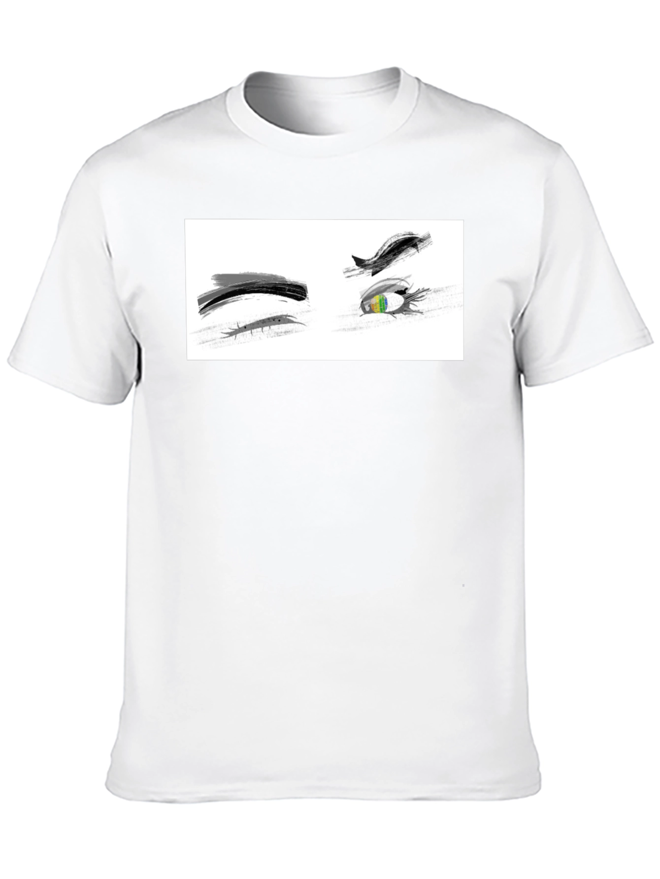 Black Eye Art Black Tee view 10