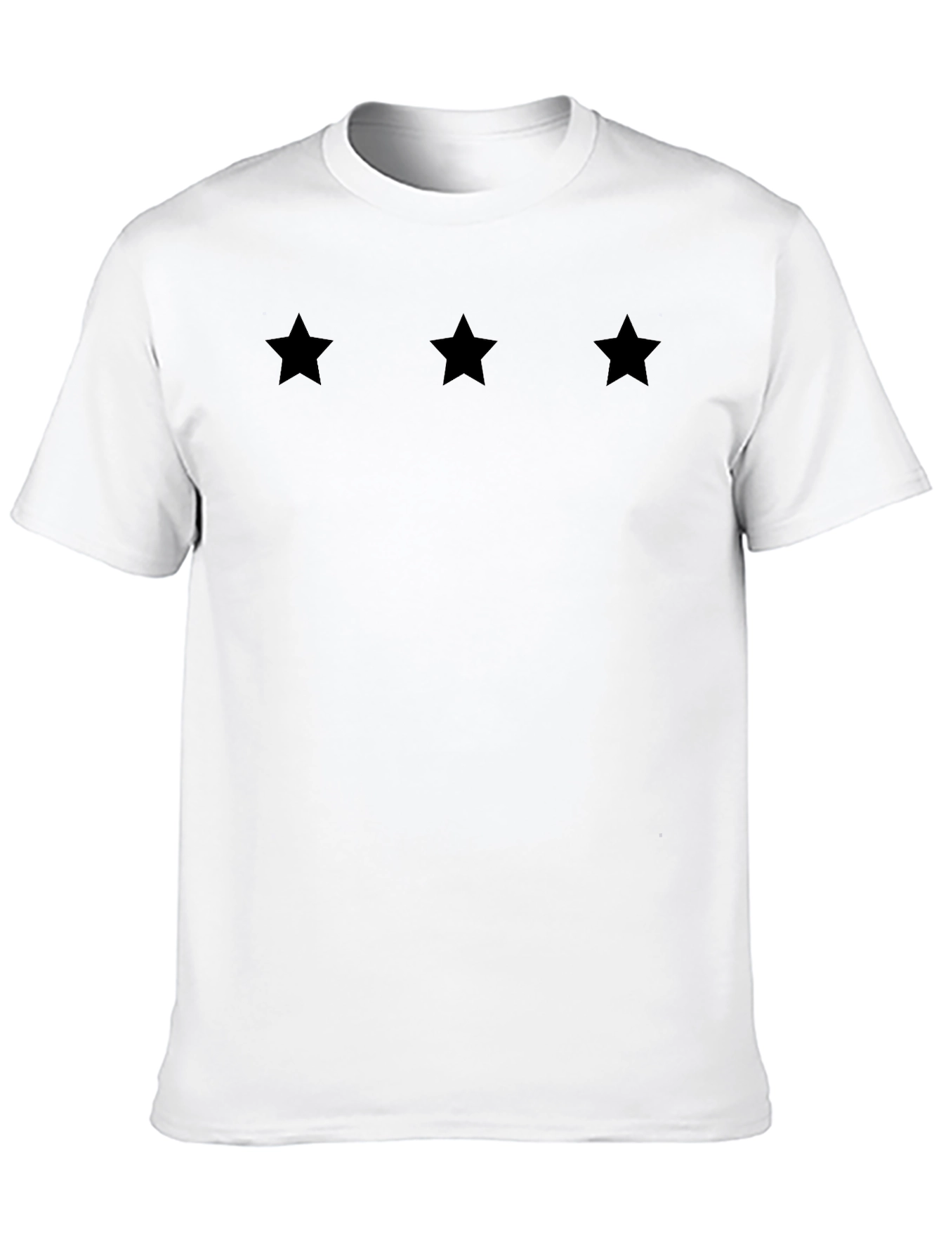 Black Three Star Black Graphic Tee - Stylish & Comfortable view 10