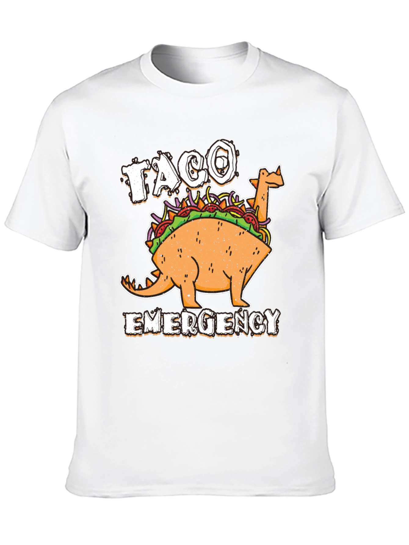 Black Taco Emergency T-Shirt - Novelty Foodie Tee view 10