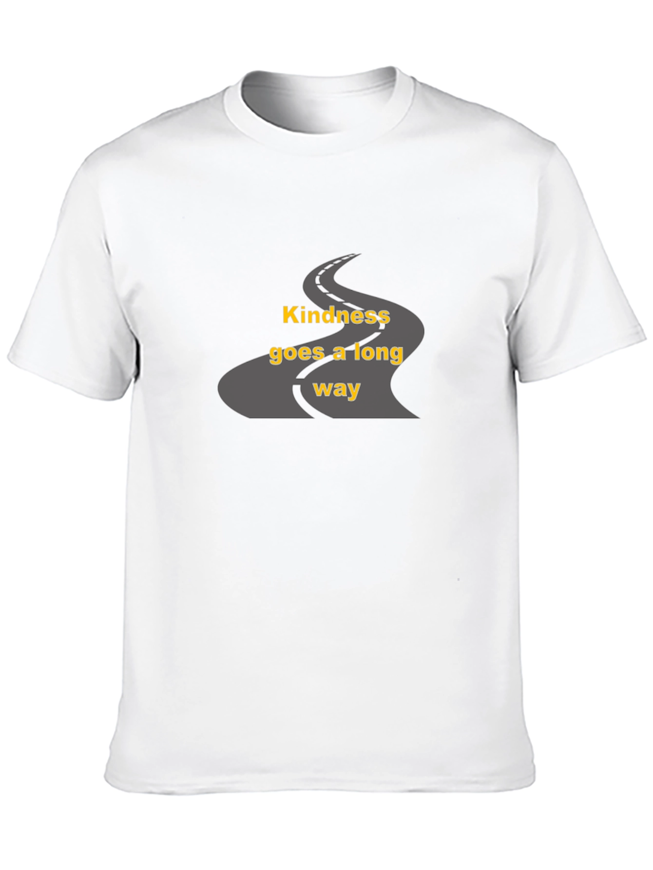 Black Kindness Goes a Long Way Graphic T-Shirt view 10