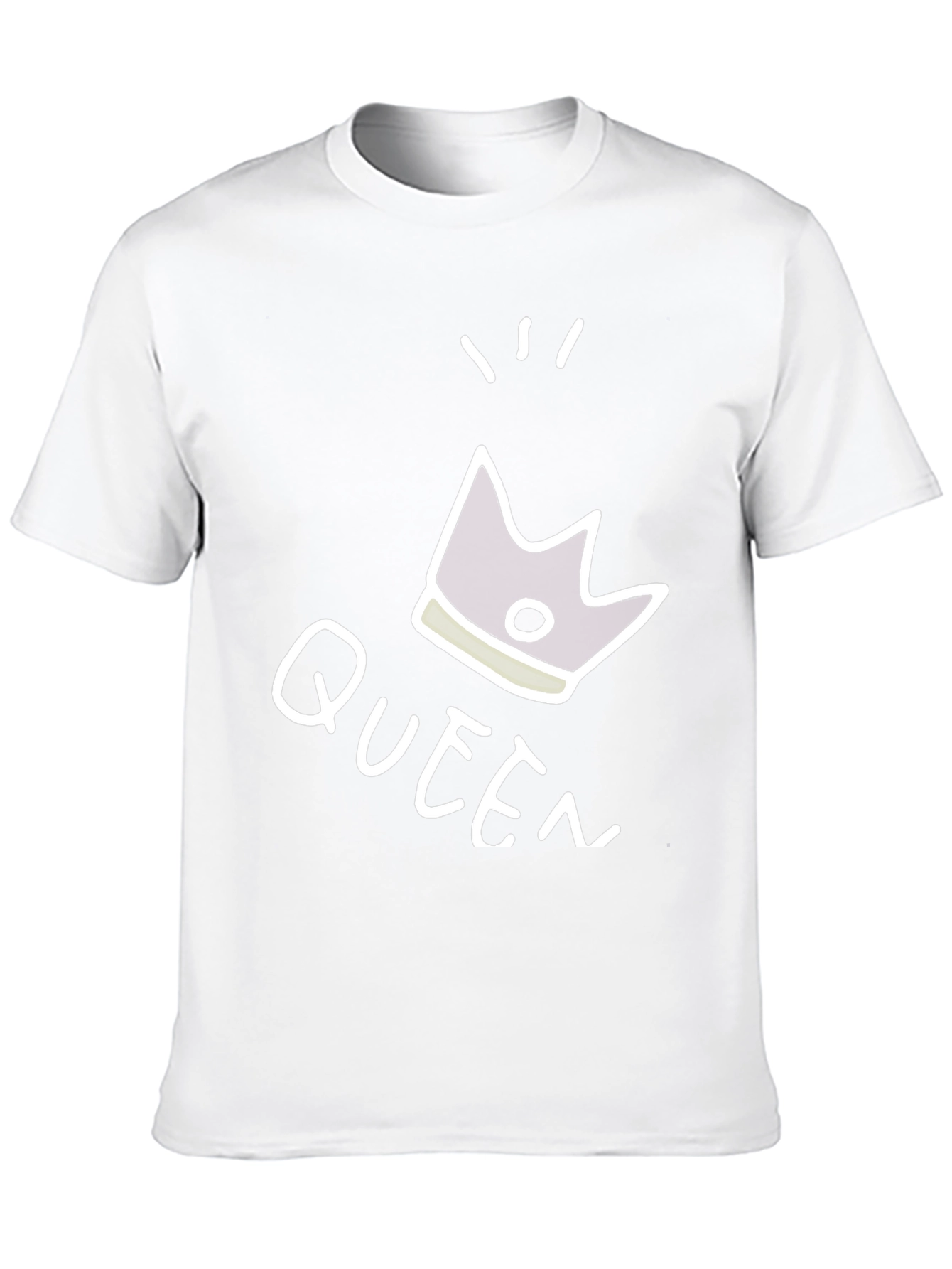 Black Queen Crown Graphic Black T-Shirt view 10