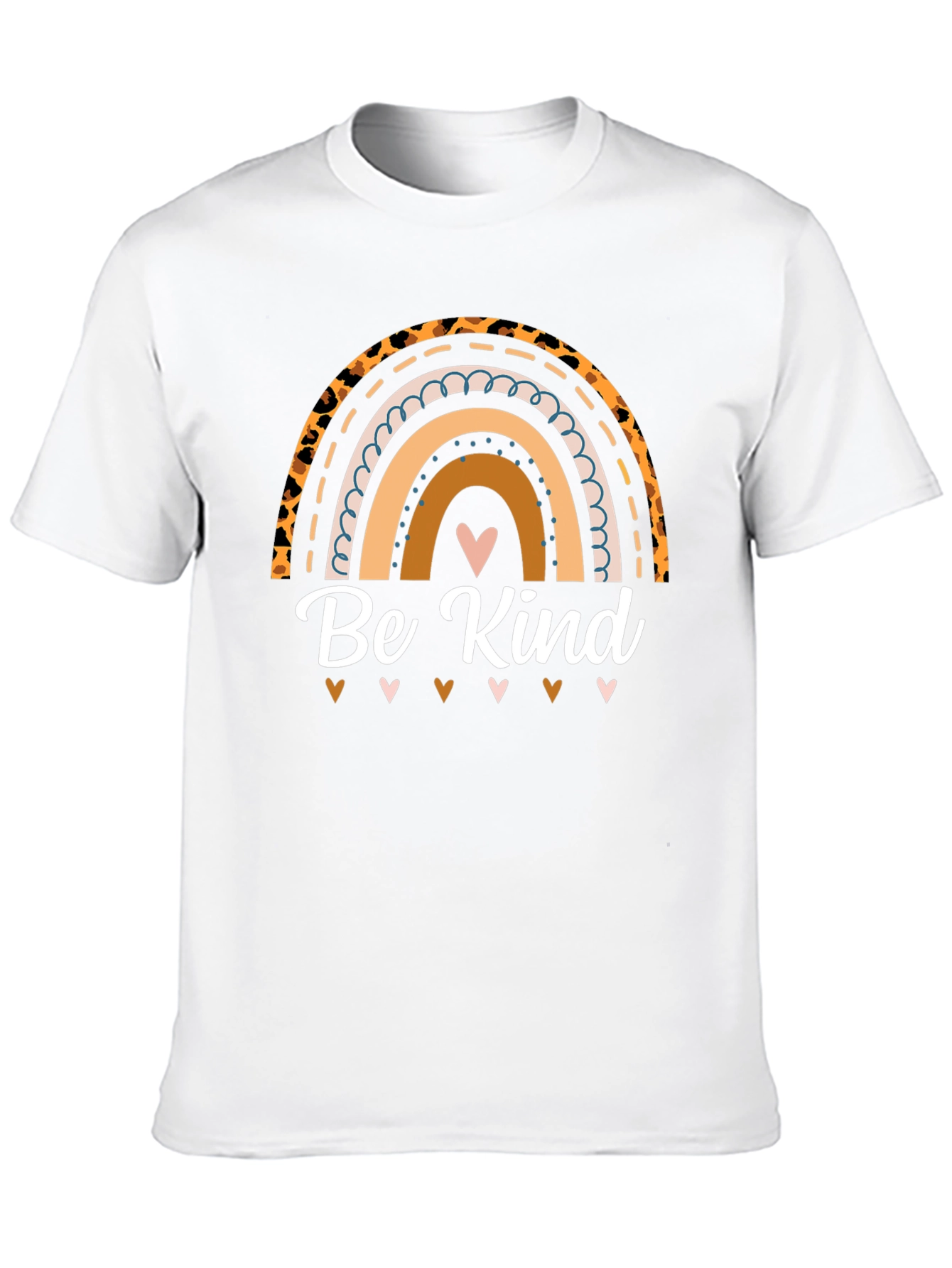 Black Be Kind Rainbow Graphic Tee view 10