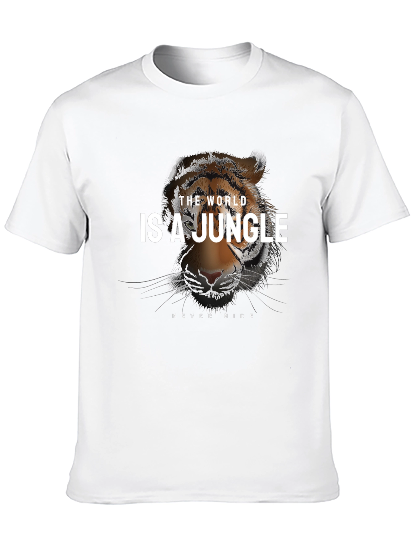 Black The World is a Jungle Graphic T-Shirt - Black view 10