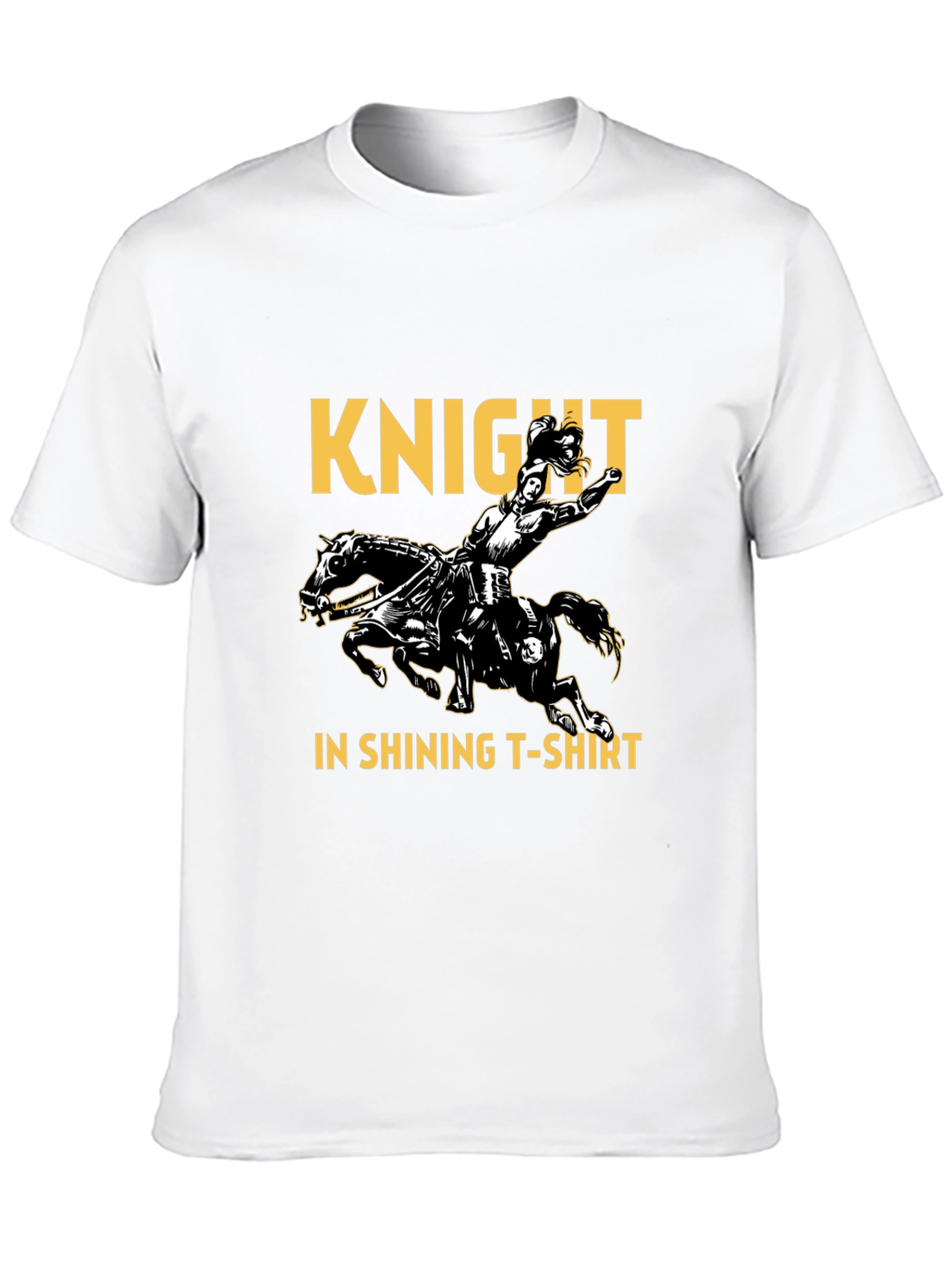 Black Knight in Shining T-Shirt - Black Tee view 10