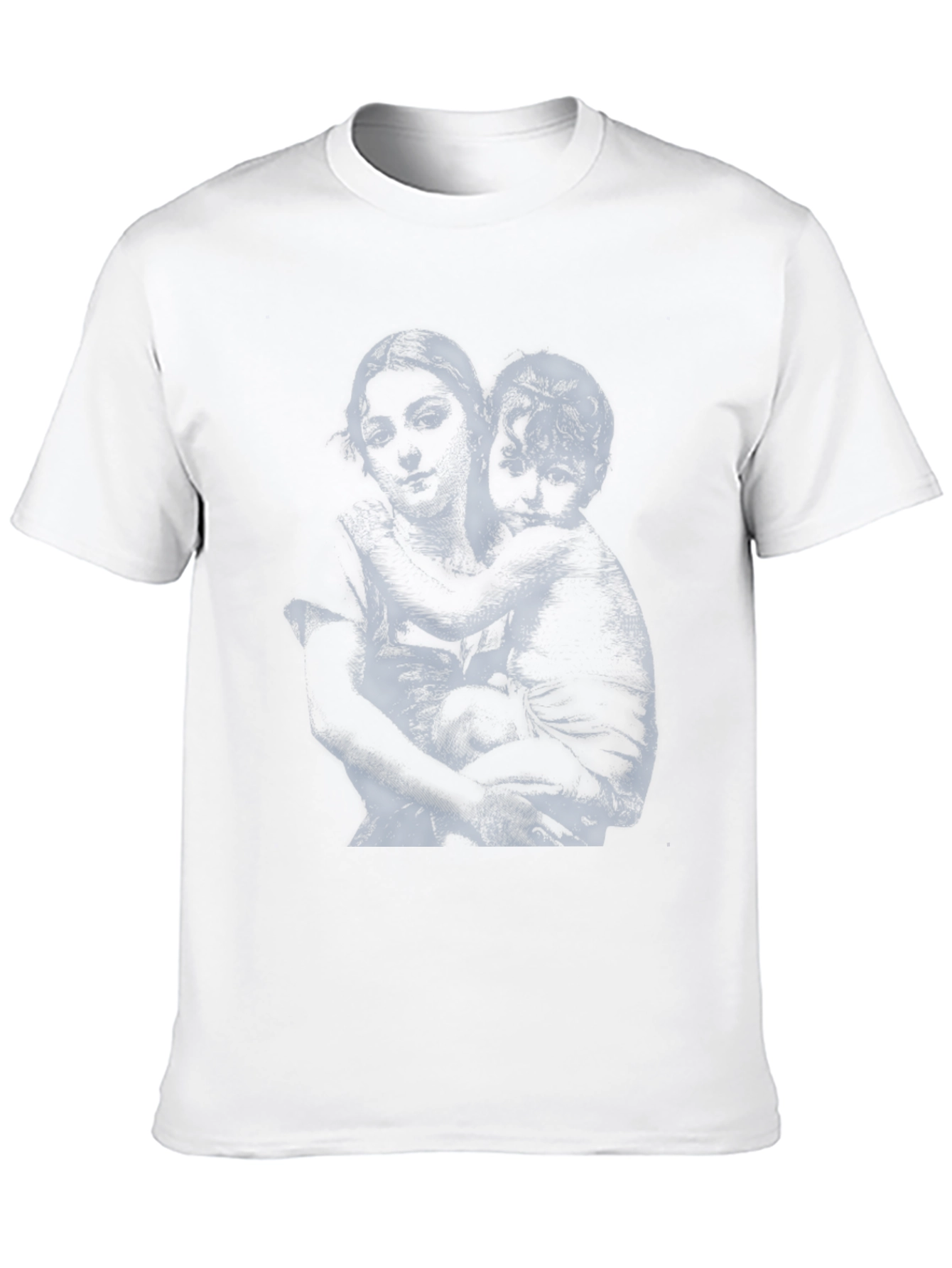 Black Graphic Print Crew Neck T-Shirt view 10