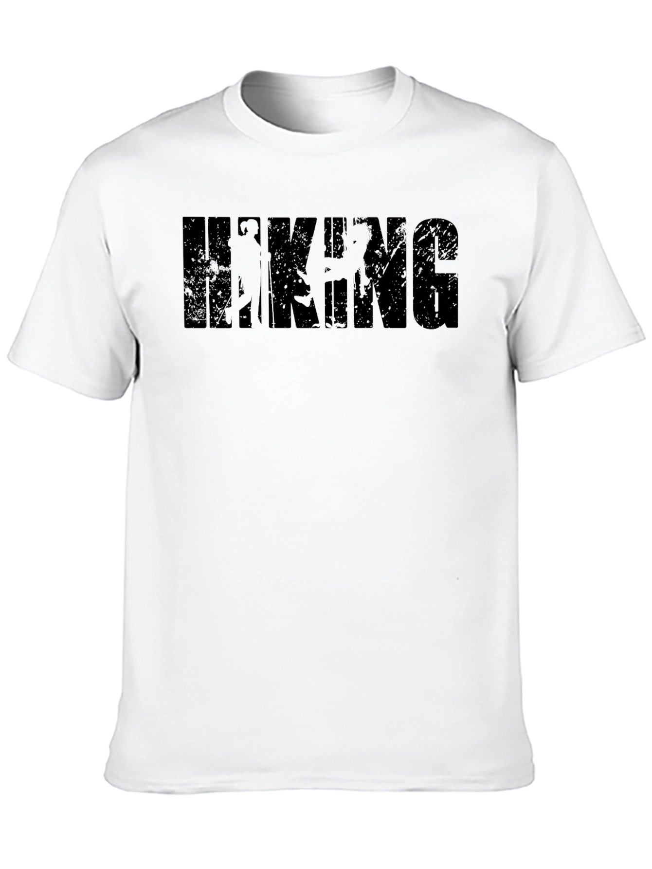 Black Hiking Adventure Tee - Nature Lover's Graphic T-Shirt view 10
