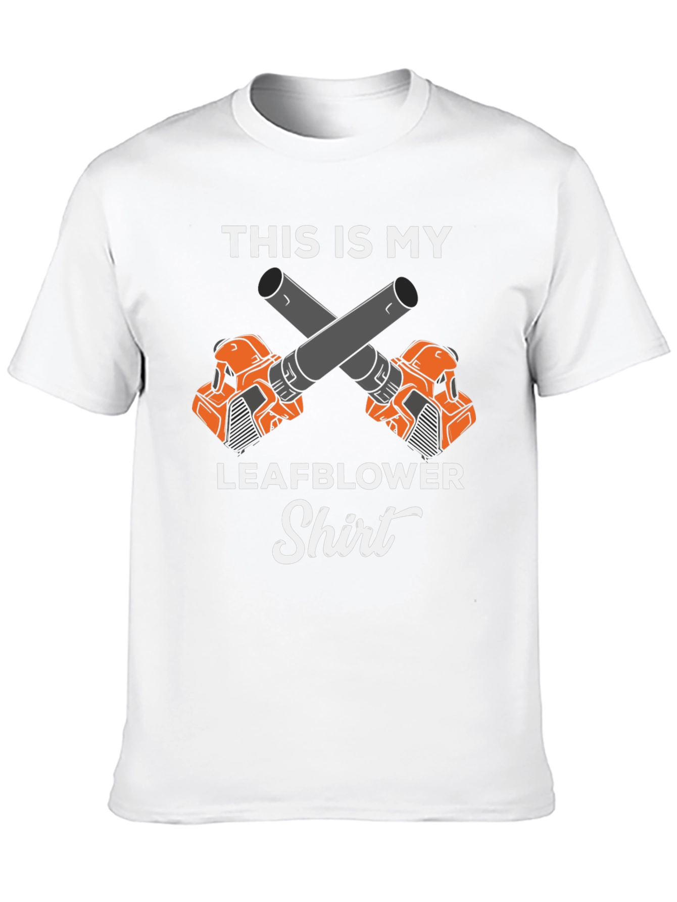 Black Leaf Blower Shirt - Funny Gardening Tee view 10
