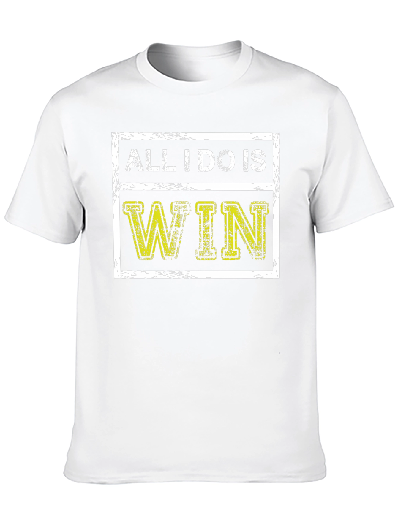 Black All I Do Is Win Graphic T-Shirt view 10
