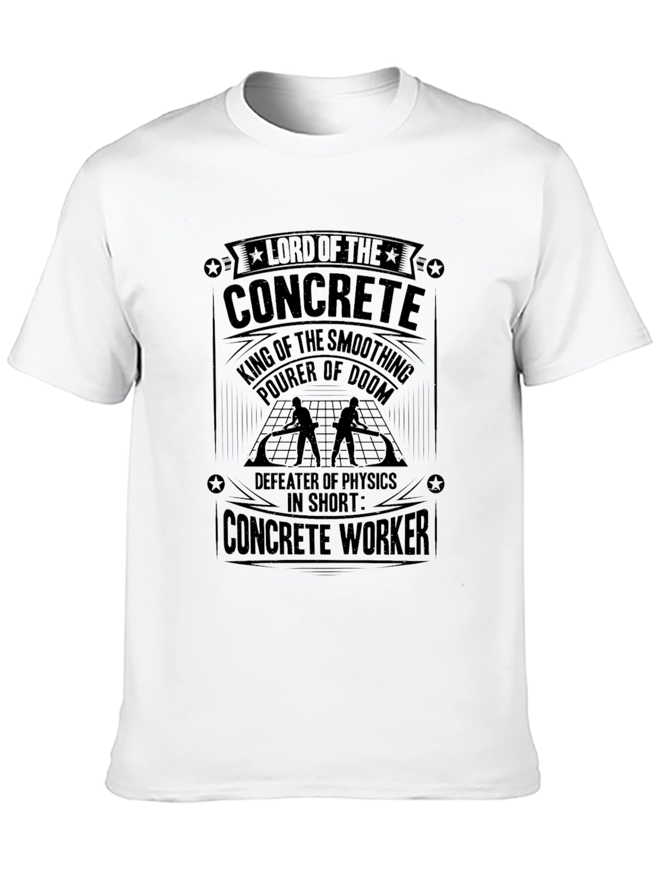 Black Lord of the Concrete T-Shirt view 10