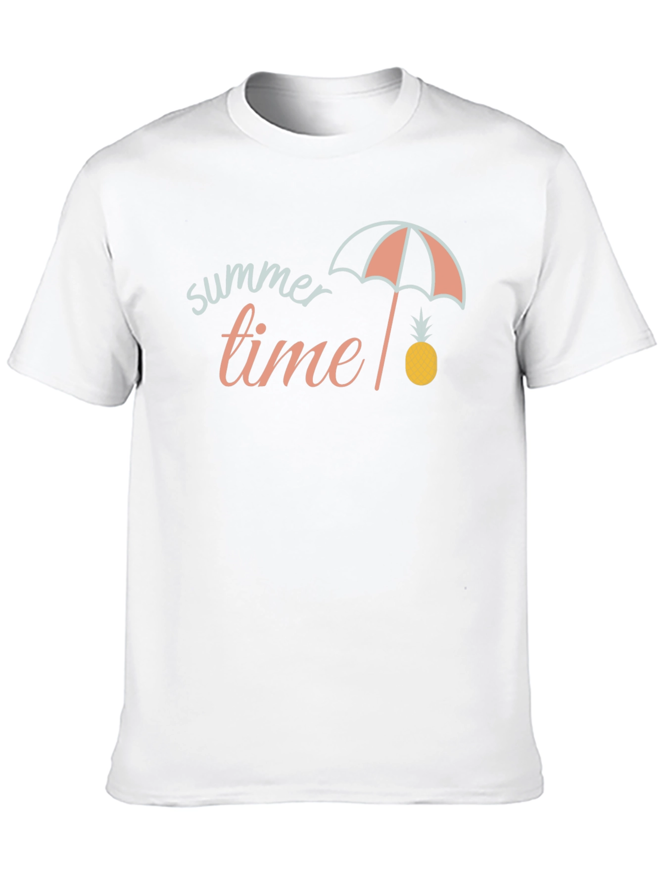 Black Summer Time Graphic Tee - Unisex Black T-Shirt view 10