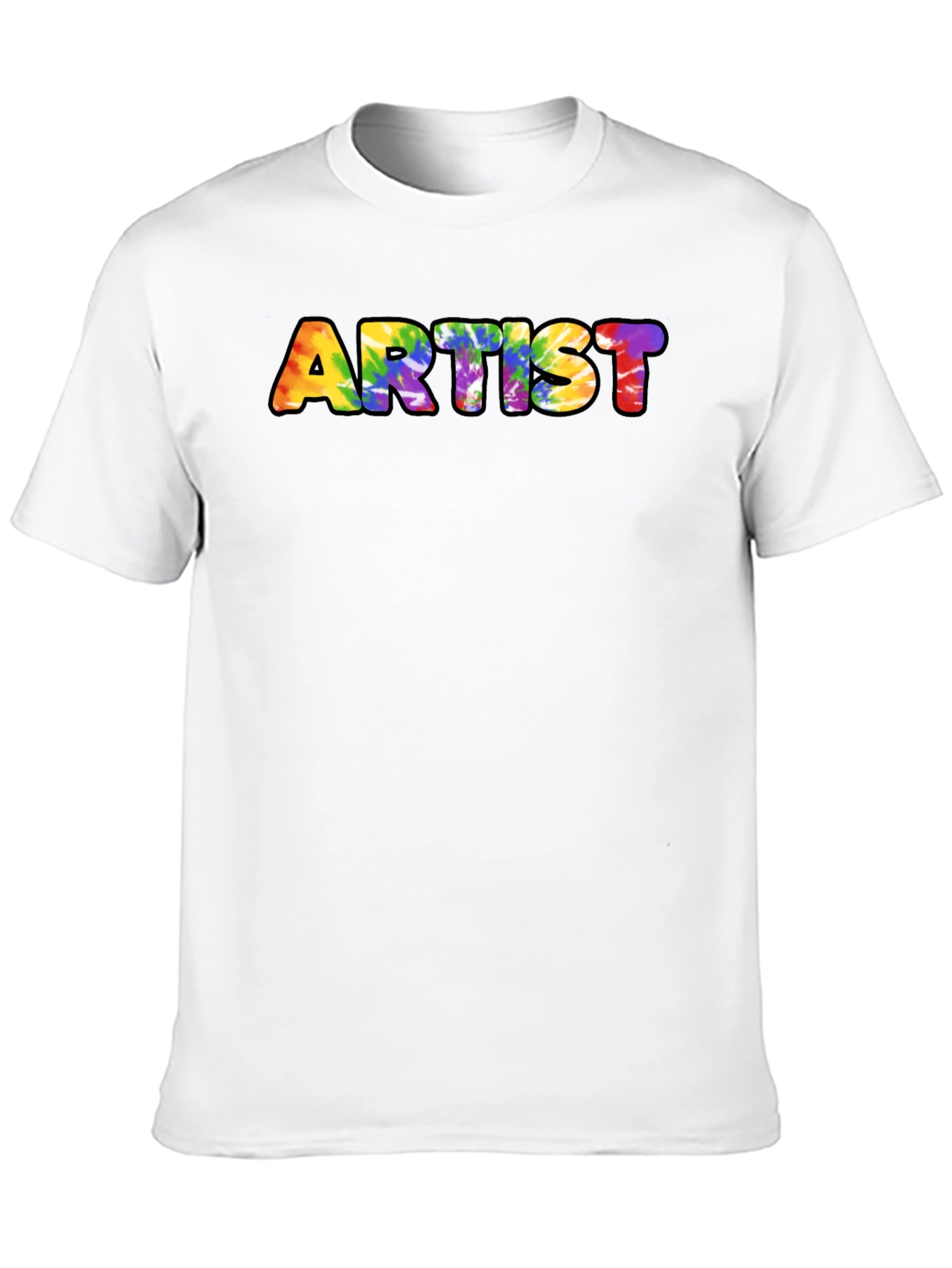Black Artist Tie Dye Graphic Tee view 10