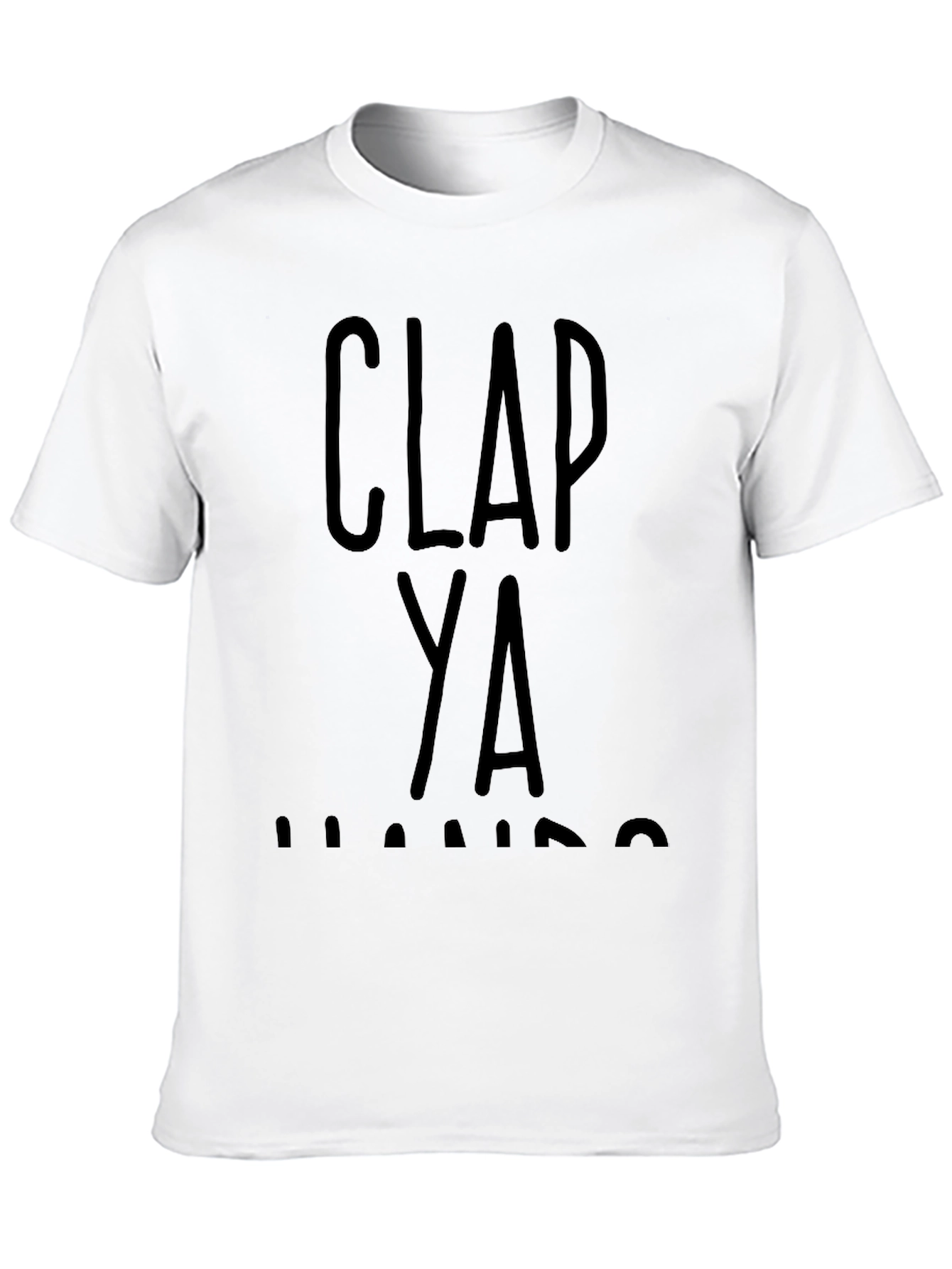 Black Clap Ya Hands Graphic Tee - Black view 10