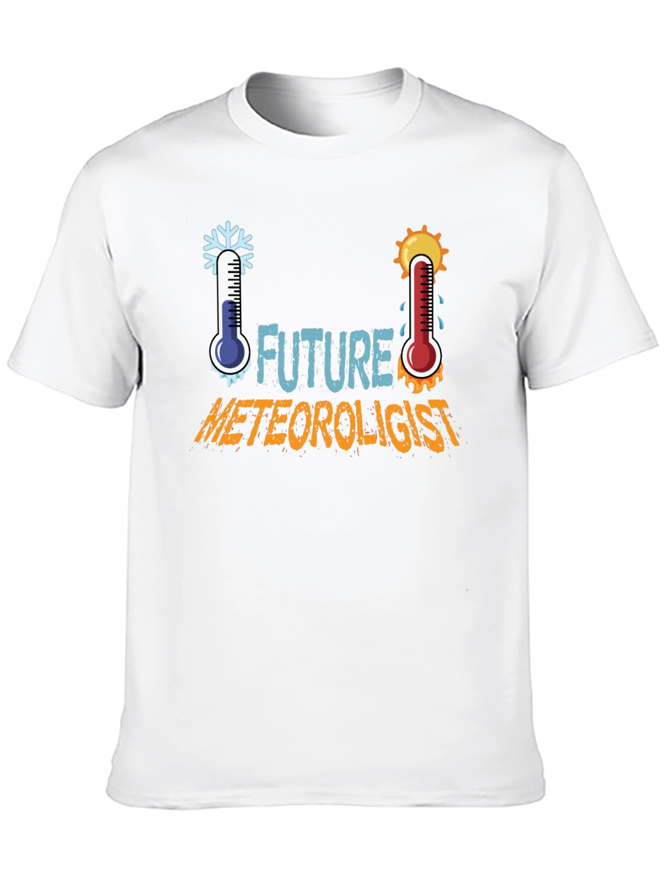 Black Future Meteorologist T-Shirt view 10