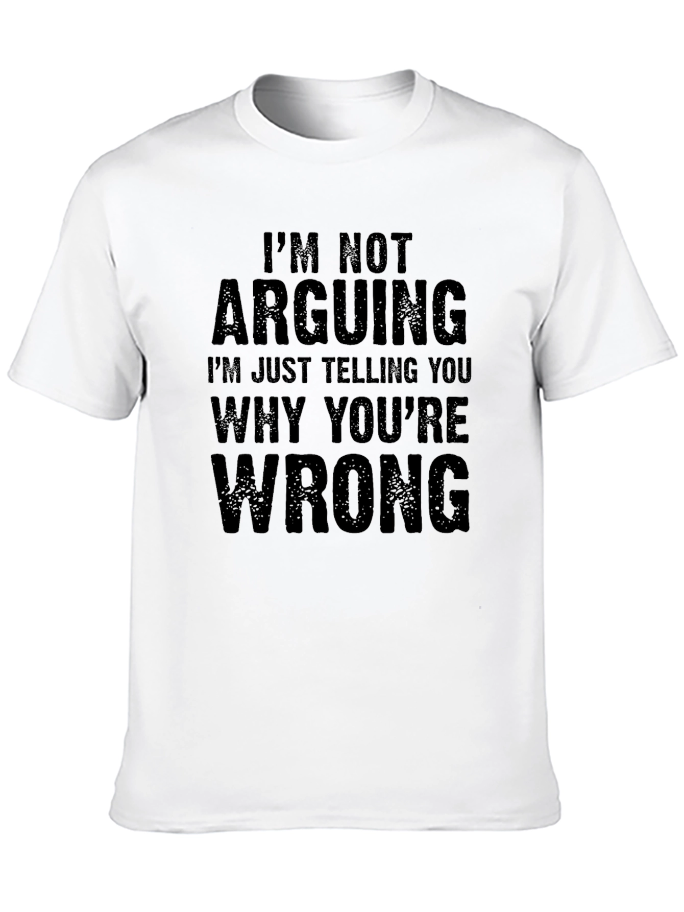 Black Arguing Men's T-Shirt view 10