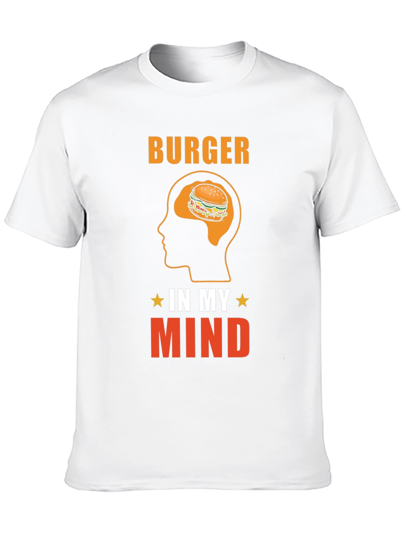 Burger In My Mind Graphic Tee - Foodie T-Shirt - 10